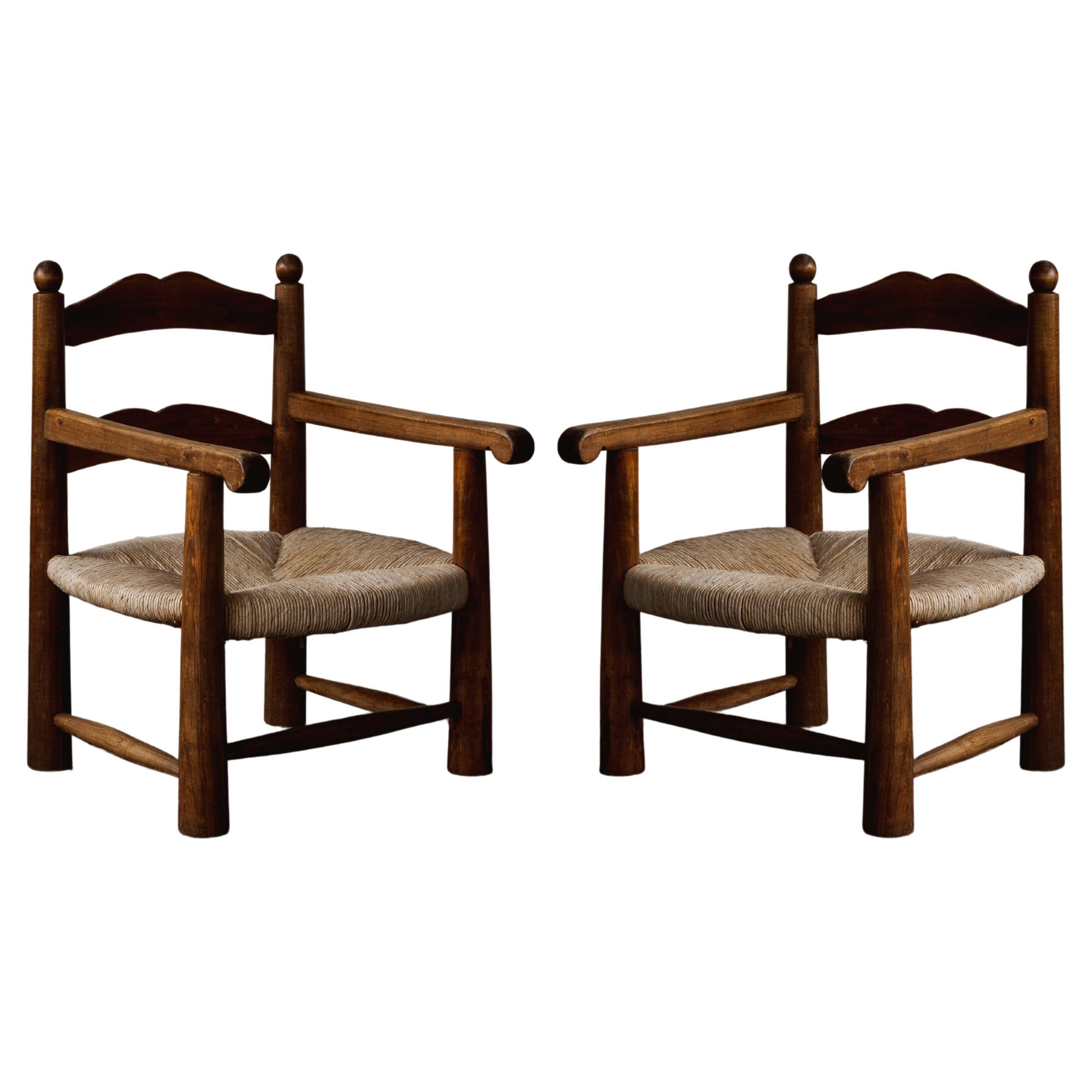 Charles Dudouyt, Sessel, 2er-Set, 1940er-Jahre