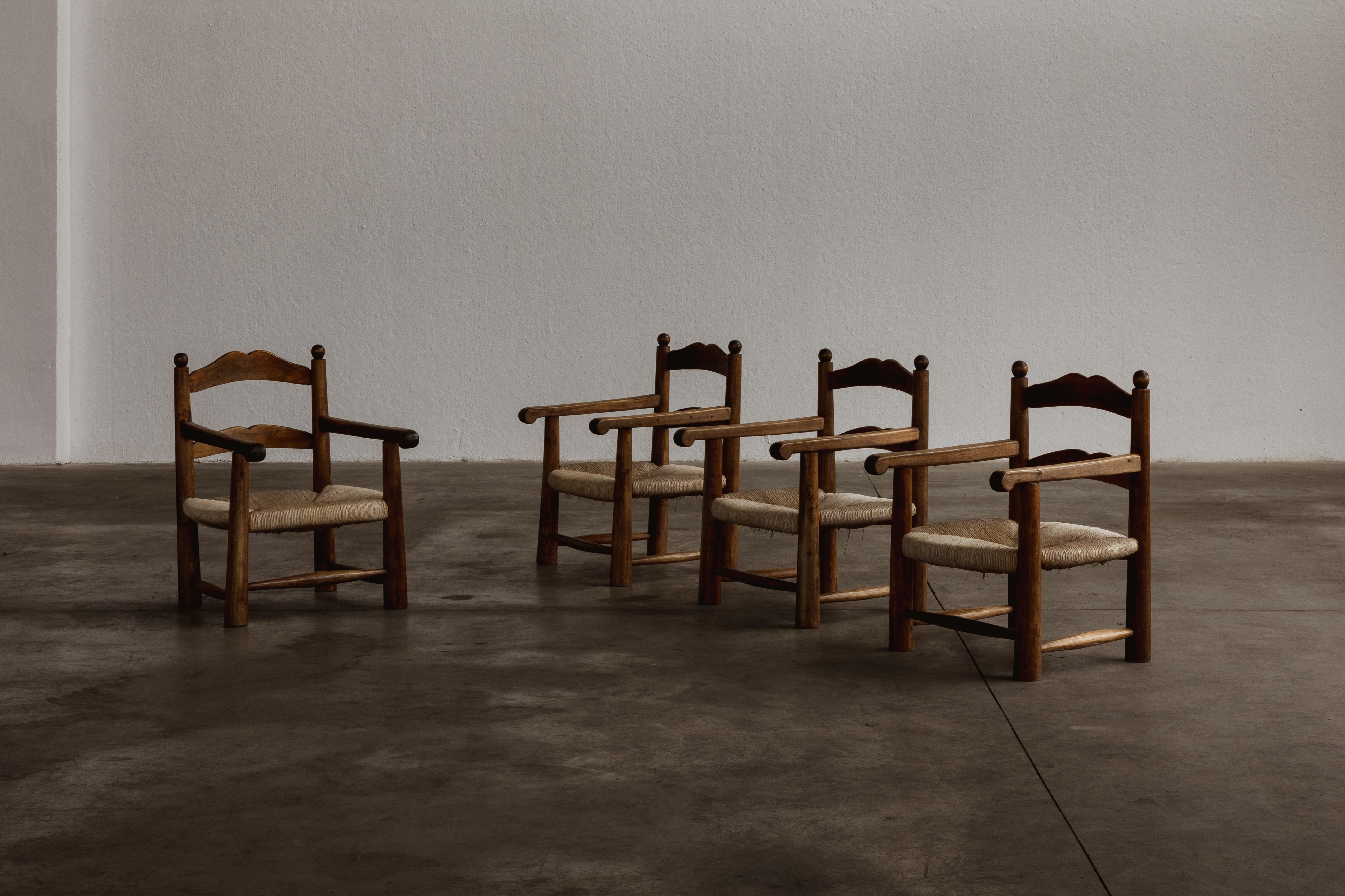 Fauteuils Charles Dudouyt, 1960, lot de 4 en vente 3