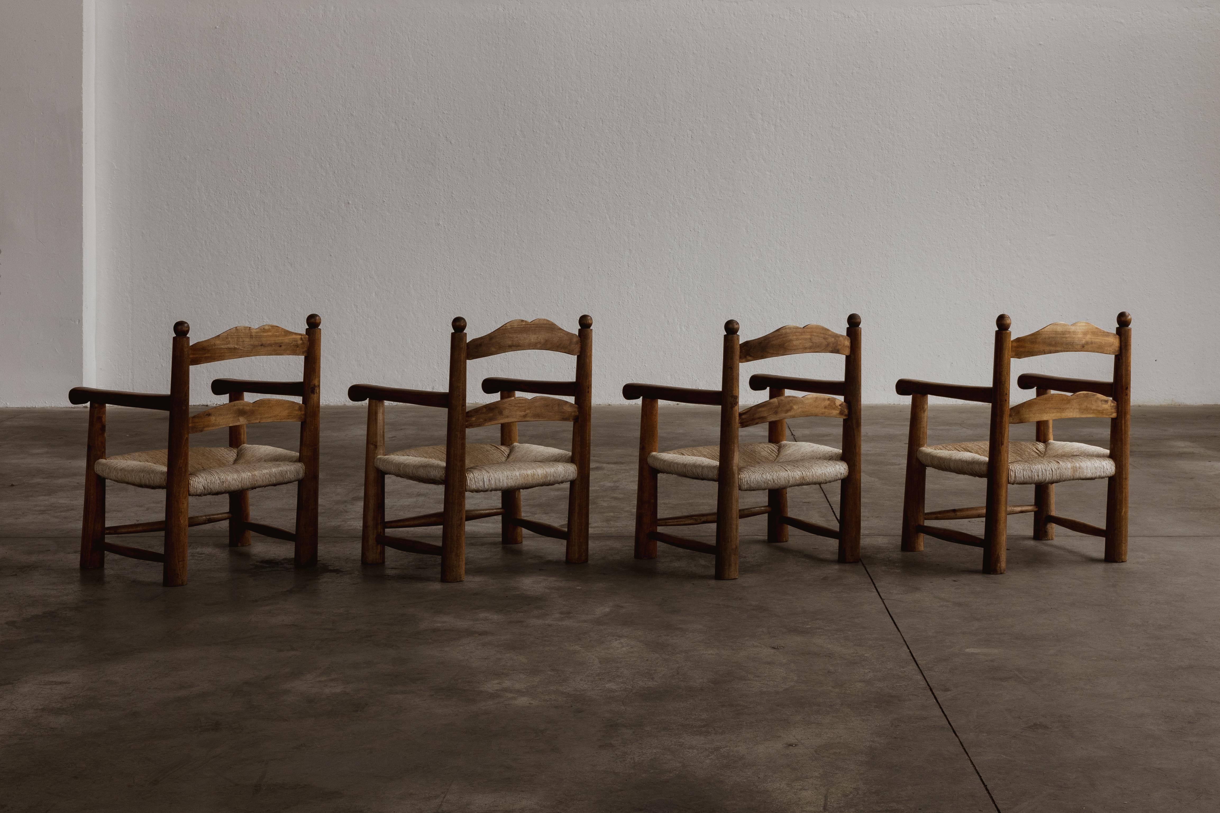 Charles Dudouyt Easy Chairs, 1940s, Set of 4 For Sale 5