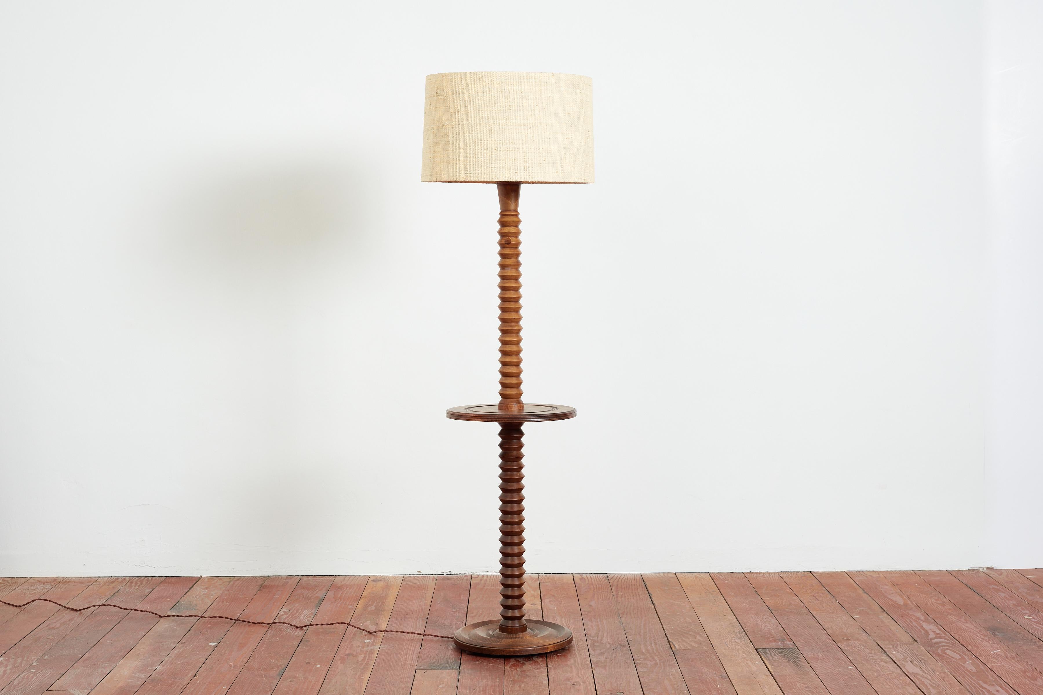 French Charles Dudouyt Floor Lamp