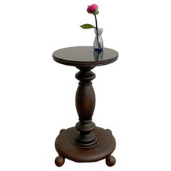 Charles Dudouyt French Rift Oak Side Table 