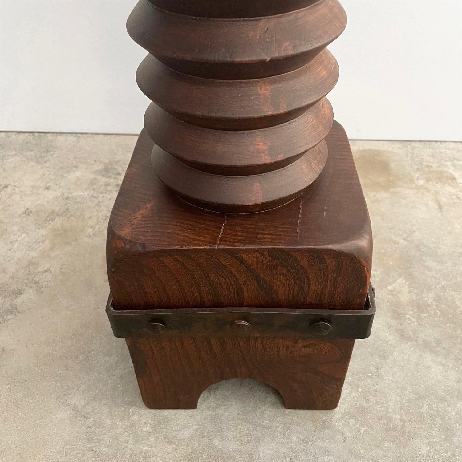 Charles Dudouyt French Walnut Pedestal Table For Sale 8