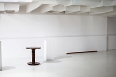 Charles Dudouyt inspirierter Gueridon aus Eiche