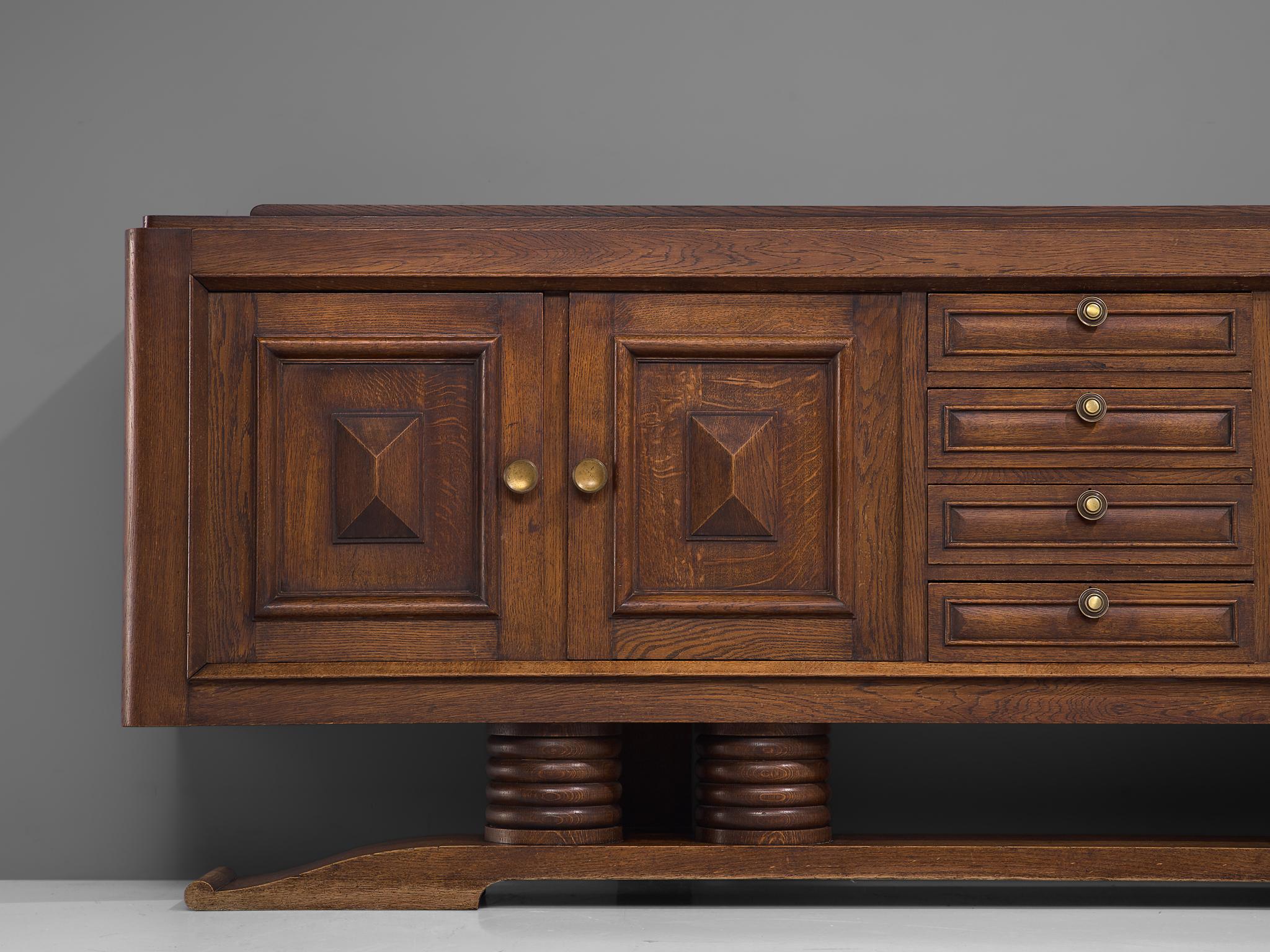Charles Dudouyt Large Art Deco Credenza 2