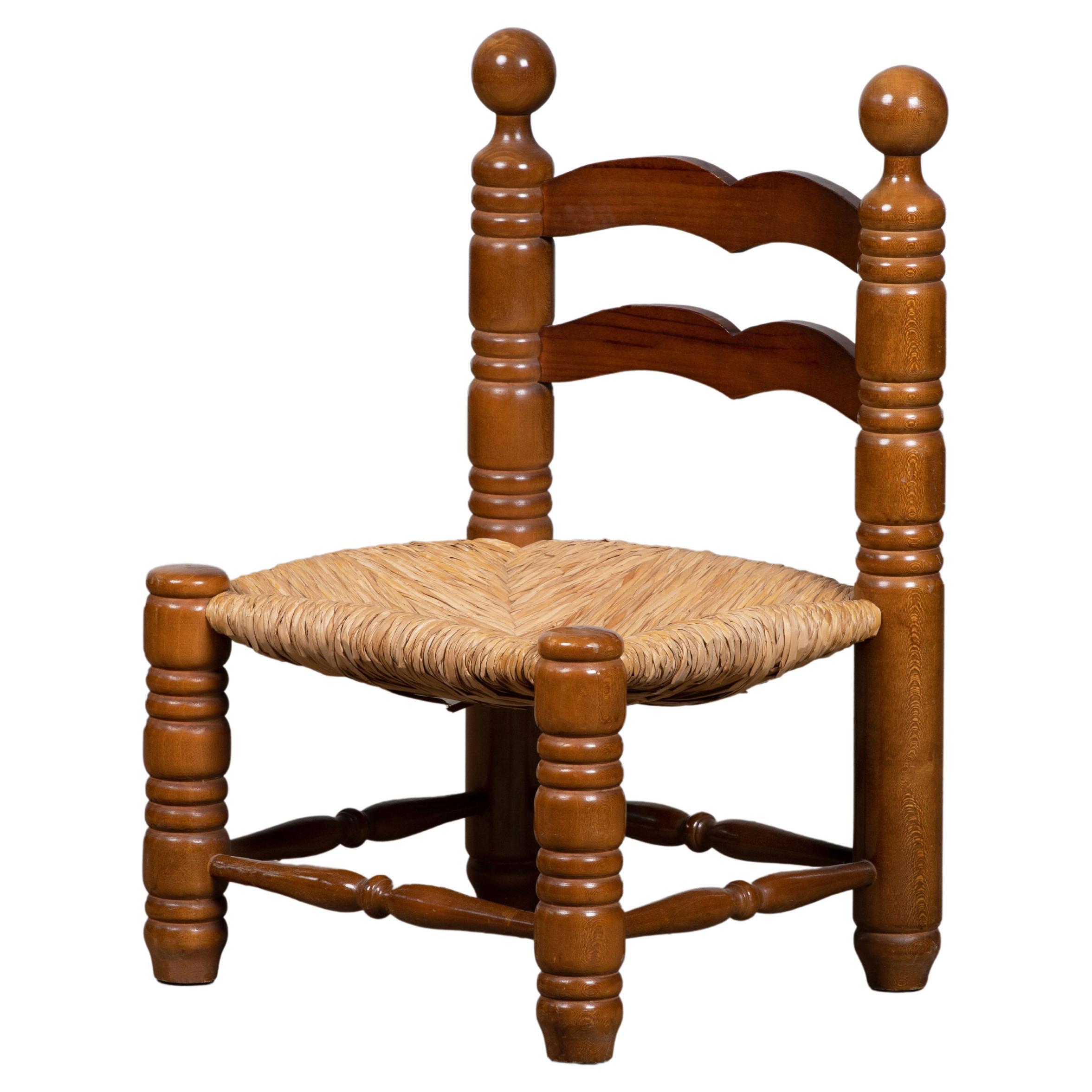 Charles Dudouyt Low Fire Side Chair, France