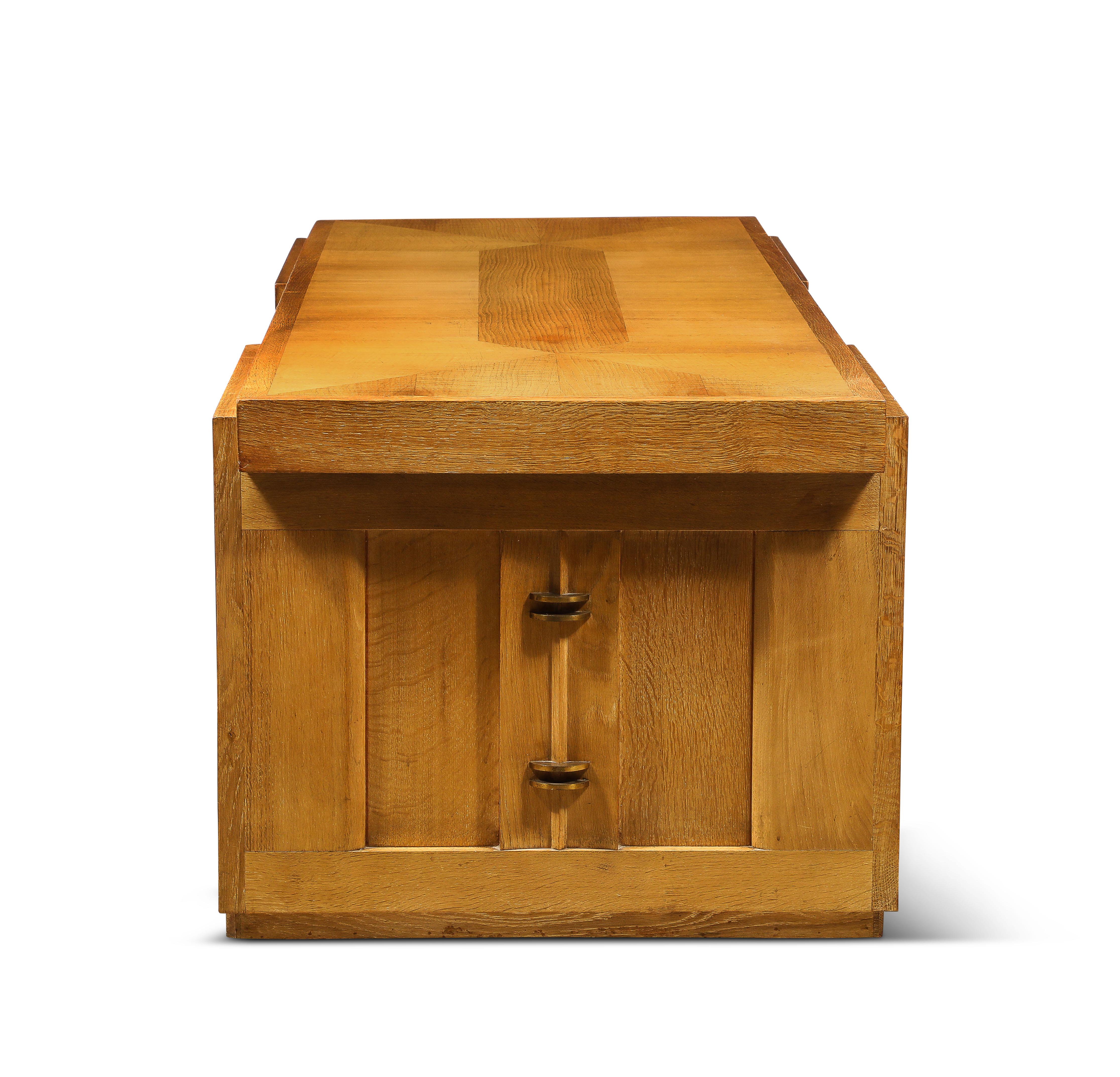 Charles Dudouyt Presidential Desk, France 1950's For Sale 3