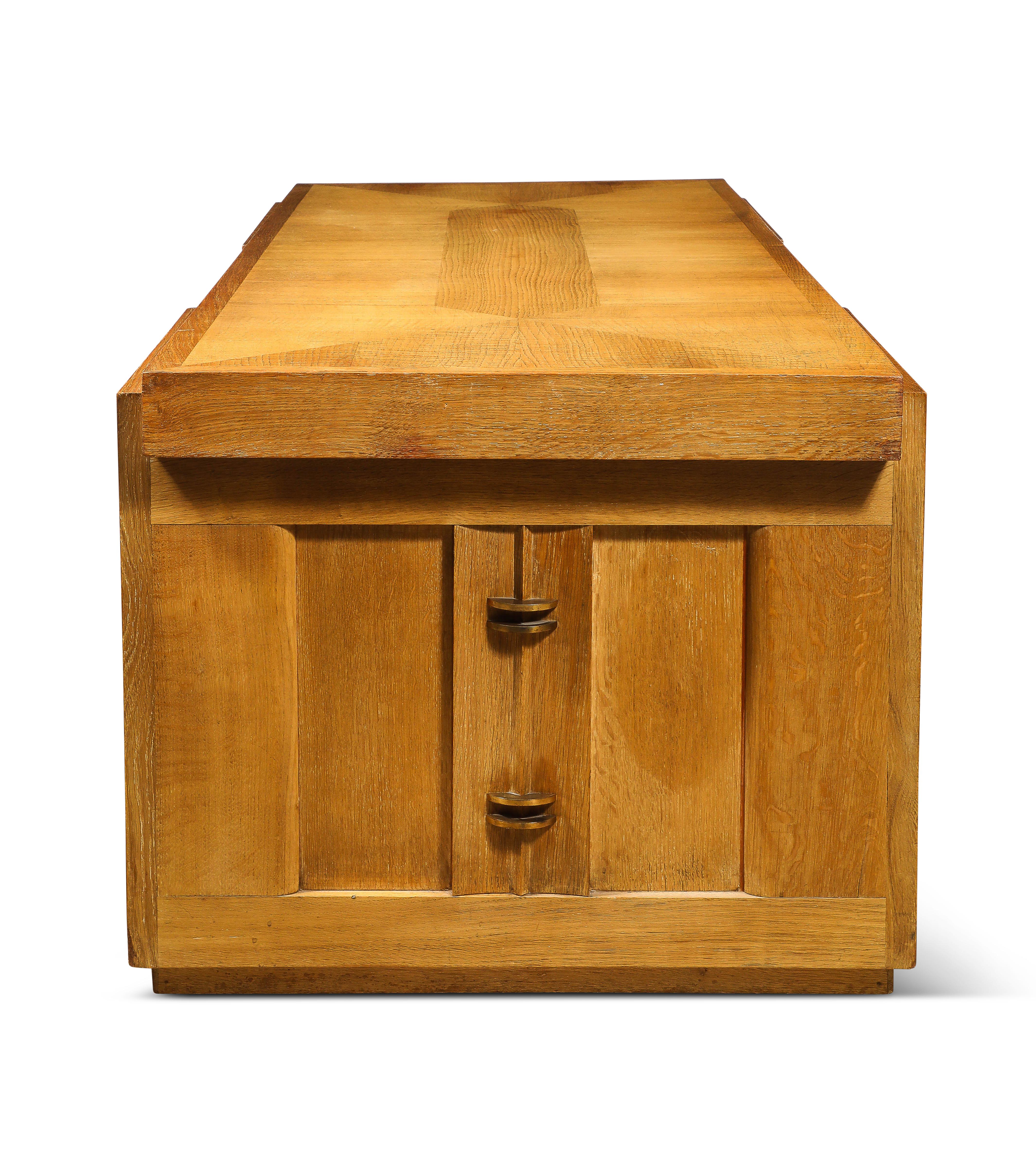 Charles Dudouyt Presidential Desk, France 1950's For Sale 10