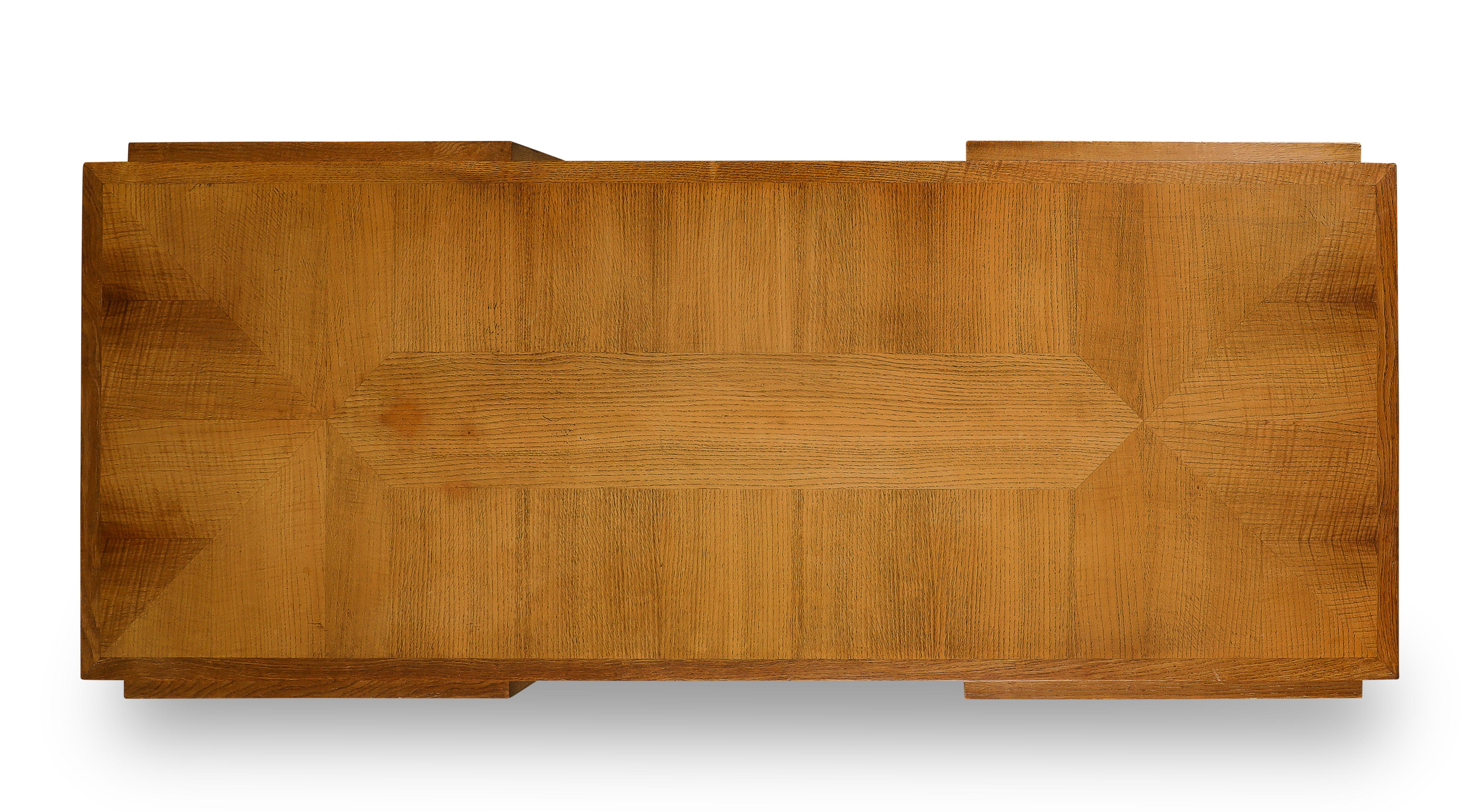 Charles Dudouyt Presidential Desk, France 1950's For Sale 12