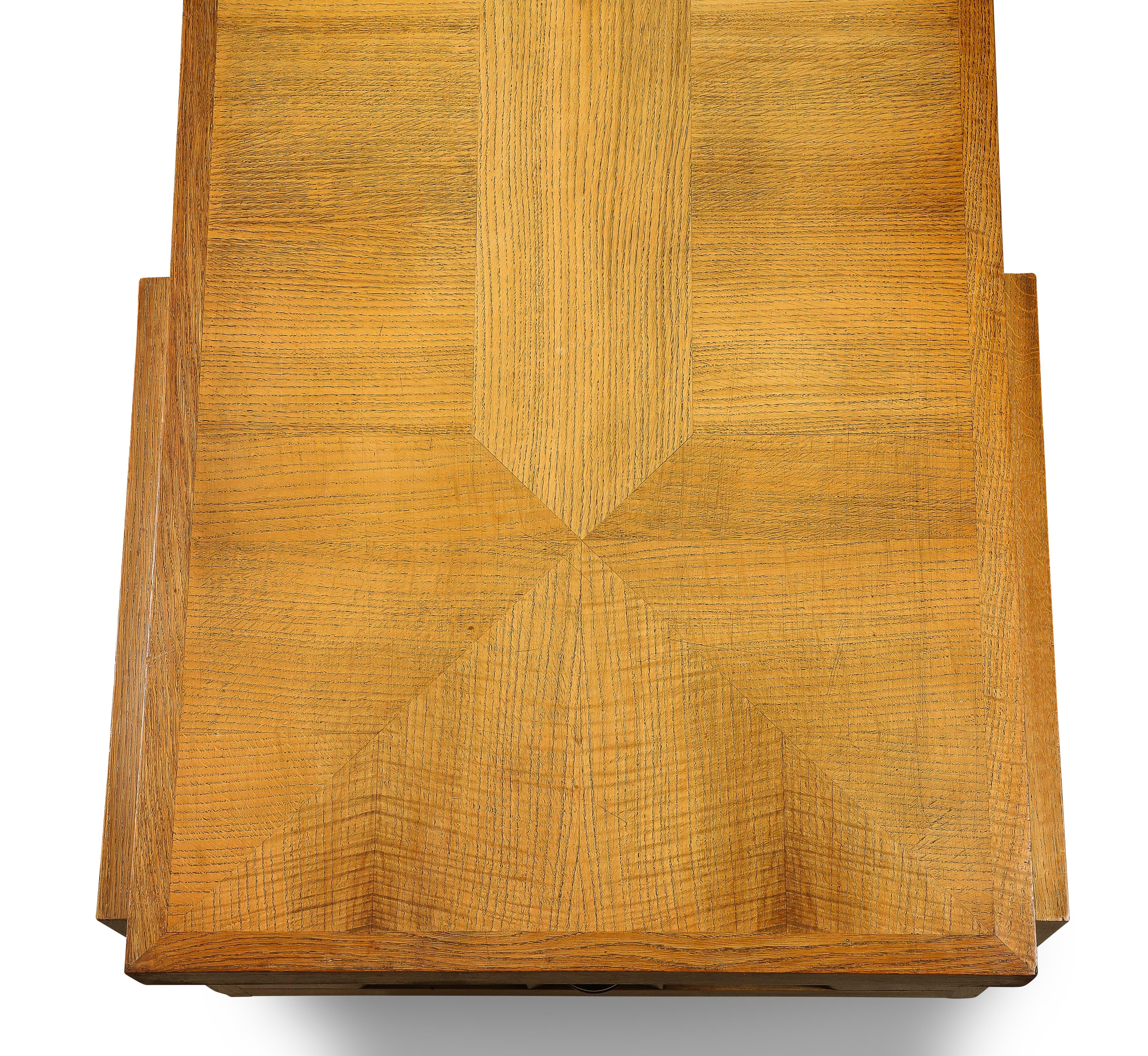 Charles Dudouyt Presidential Desk, France 1950's For Sale 13