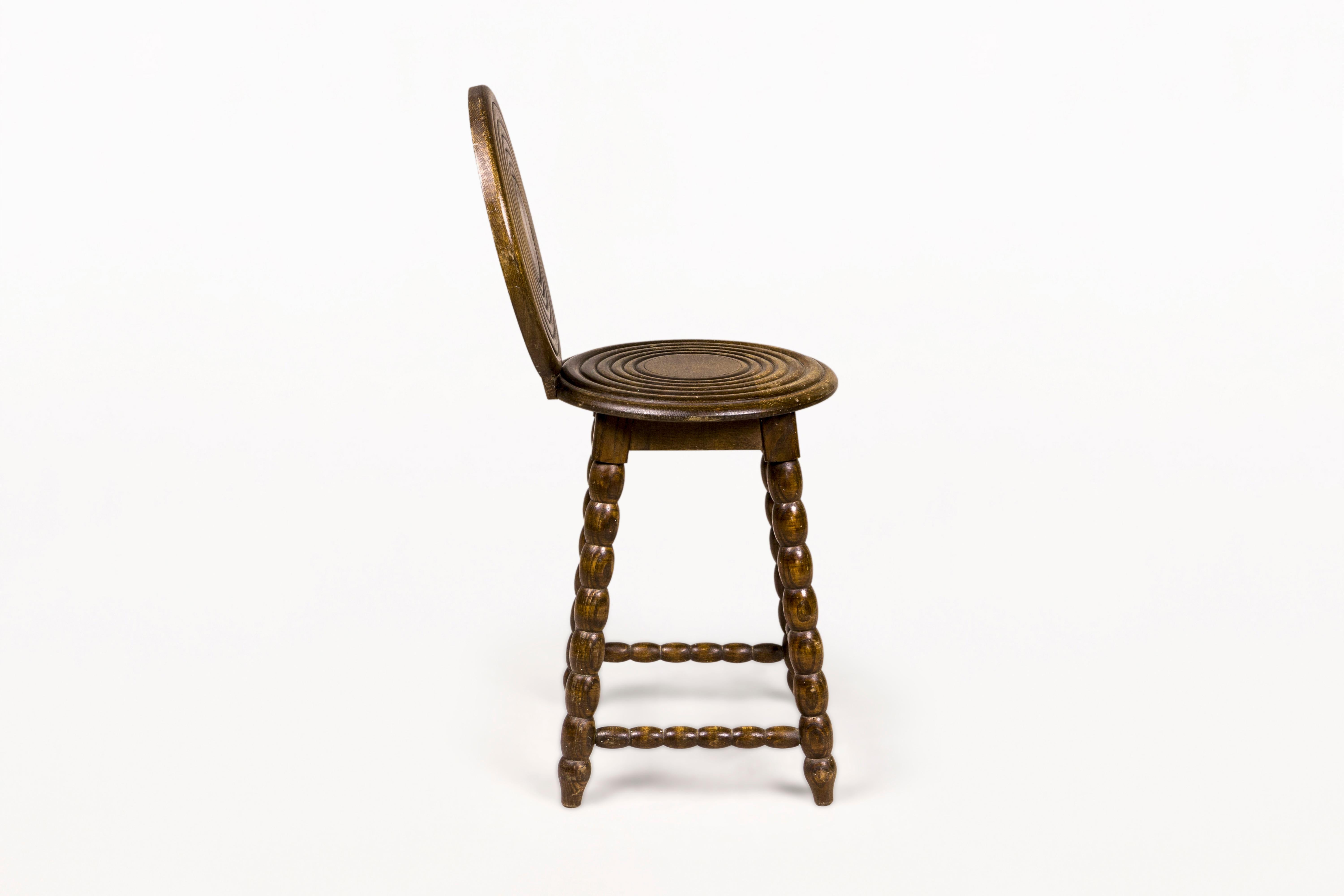 Art Deco Charles Dudouyt Side Chair, Circa 1930 France