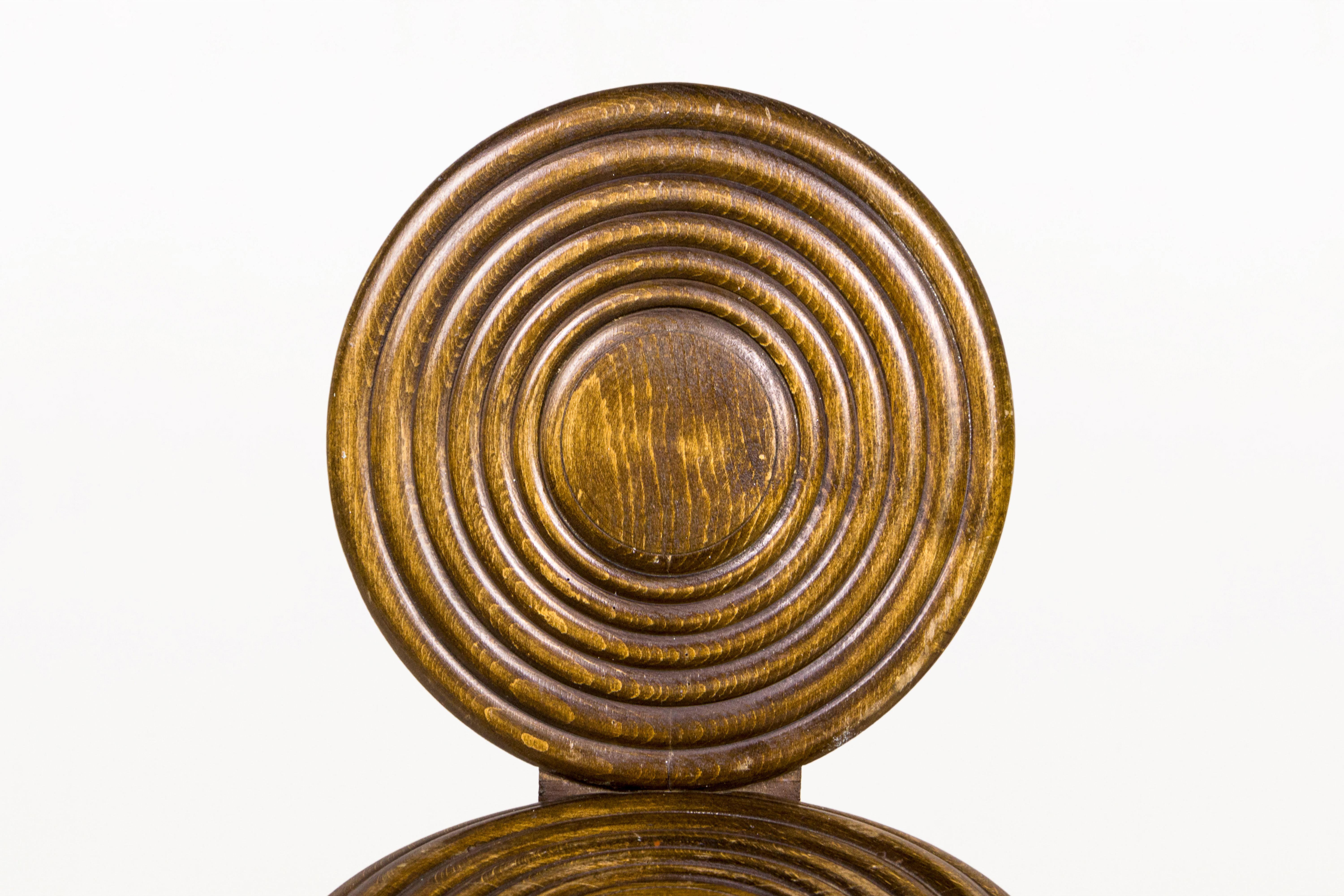 Charles Dudouyt Side Chair, Circa 1930 France In Good Condition In Girona, Spain