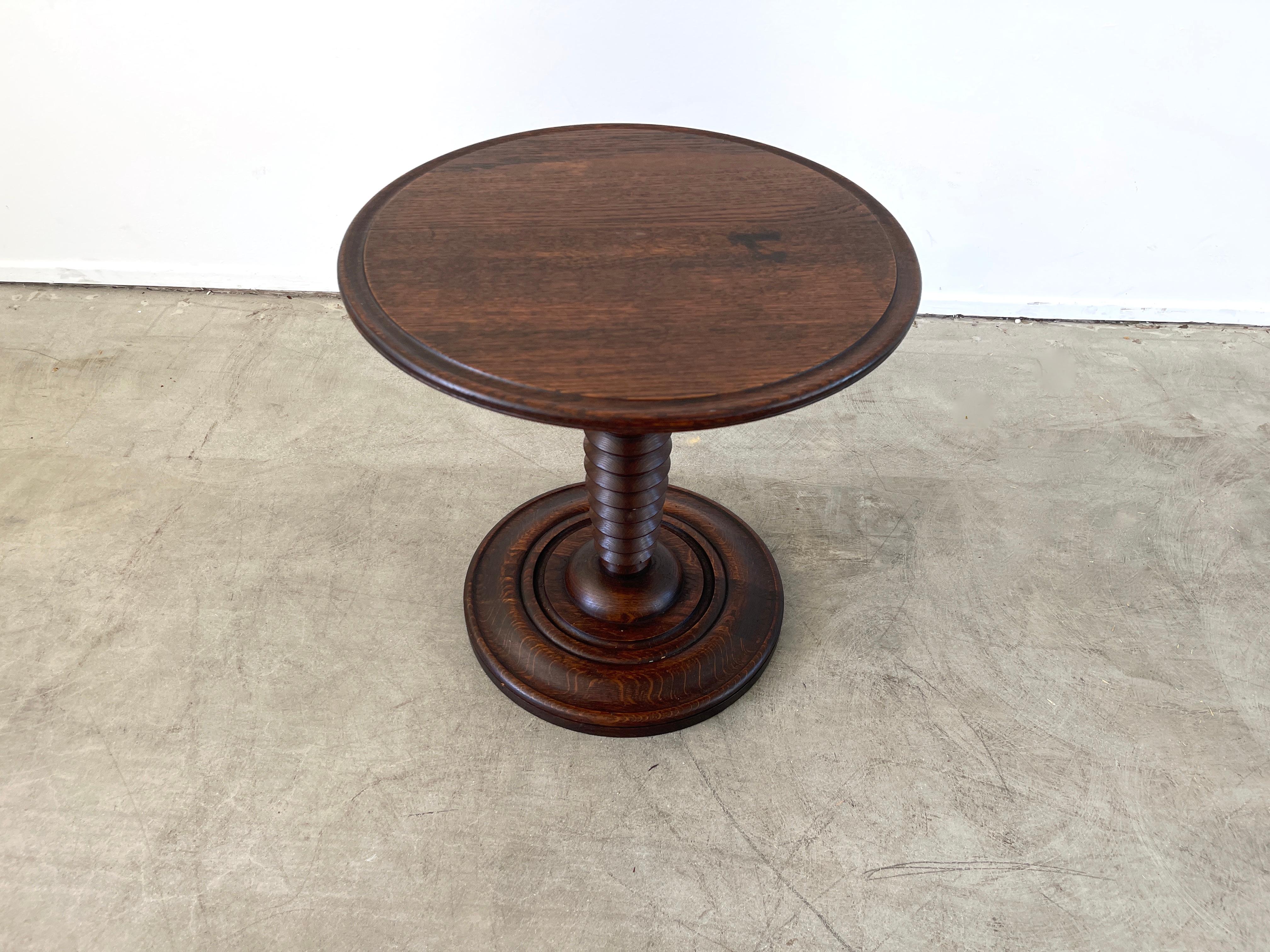 French Charles Dudouyt Side Table