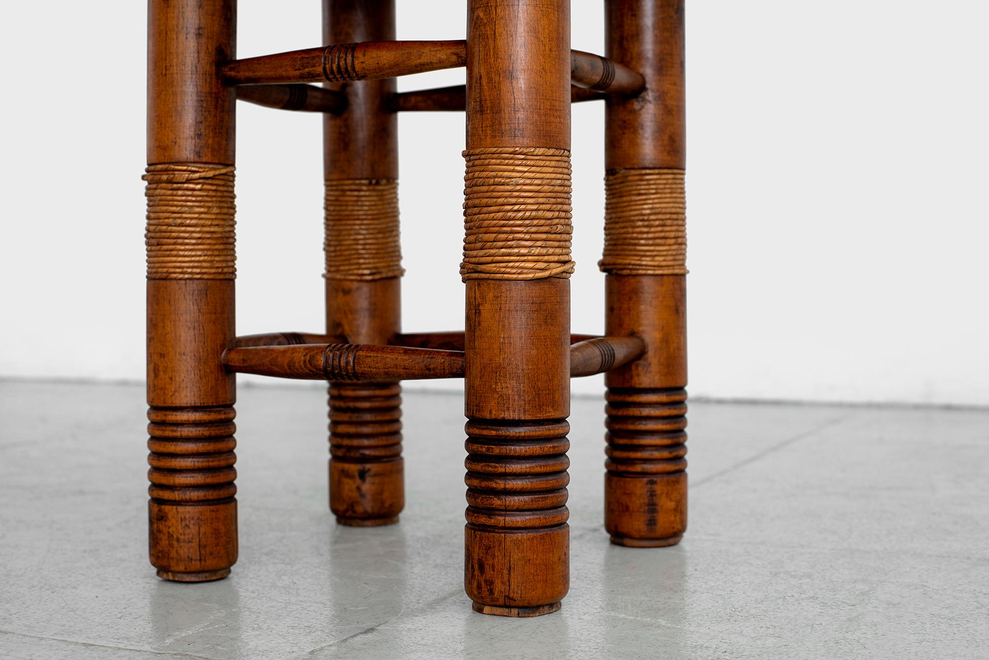 Charles Dudouyt Side Table with Rope 6