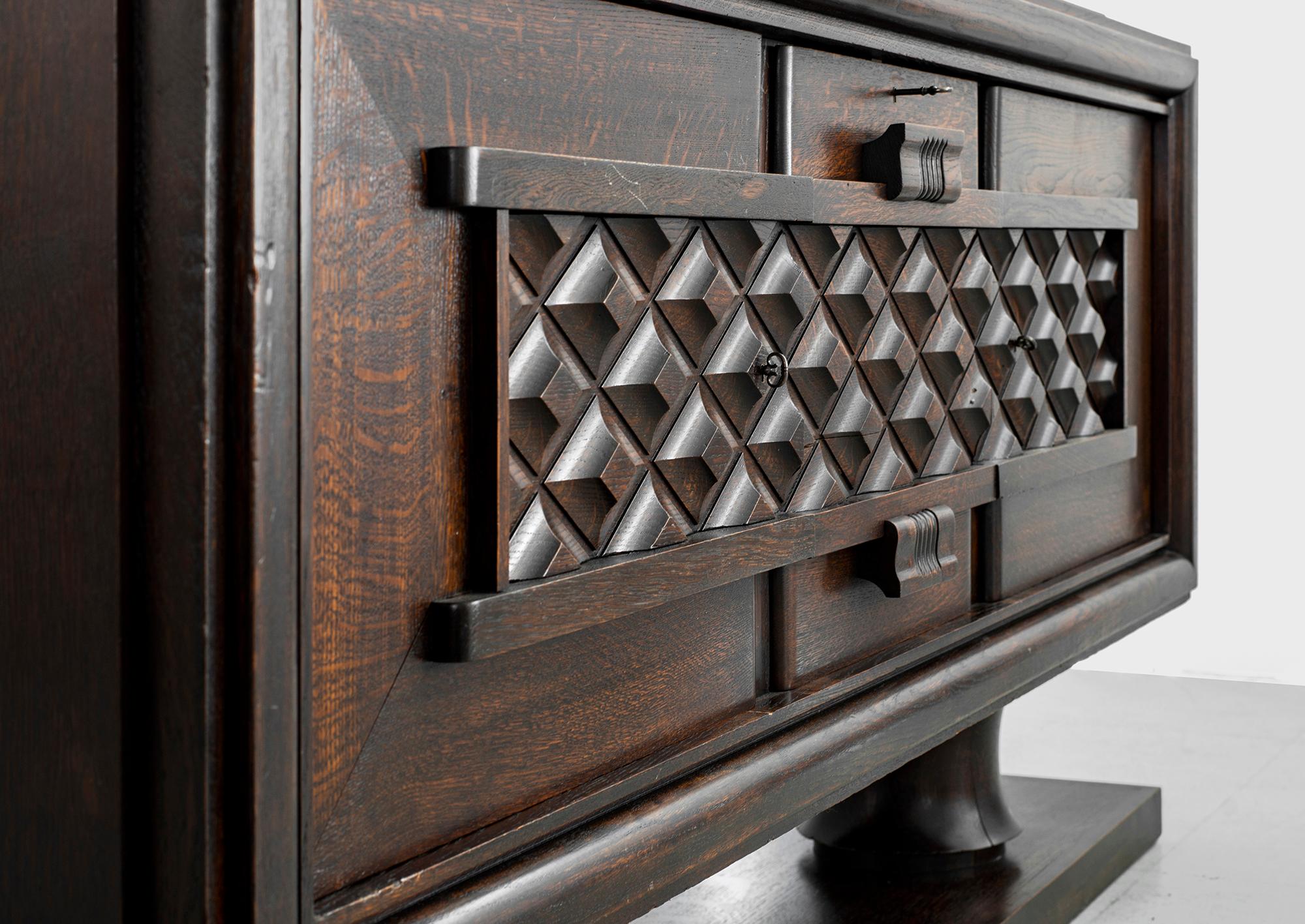 Charles Dudouyt Sideboard, circa 1930s 5