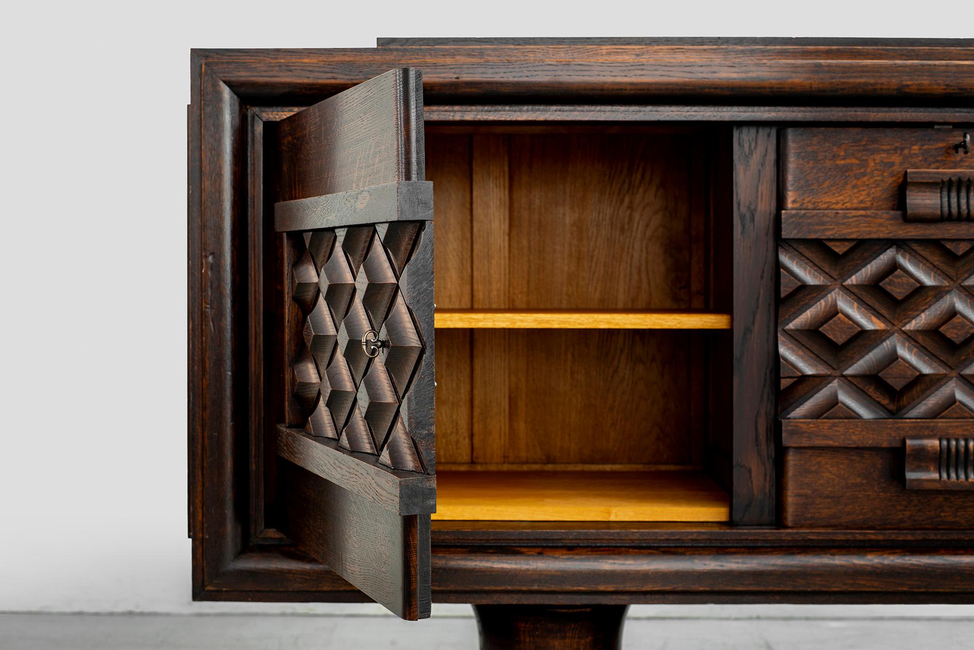 Charles Dudouyt Sideboard, circa 1930s 9