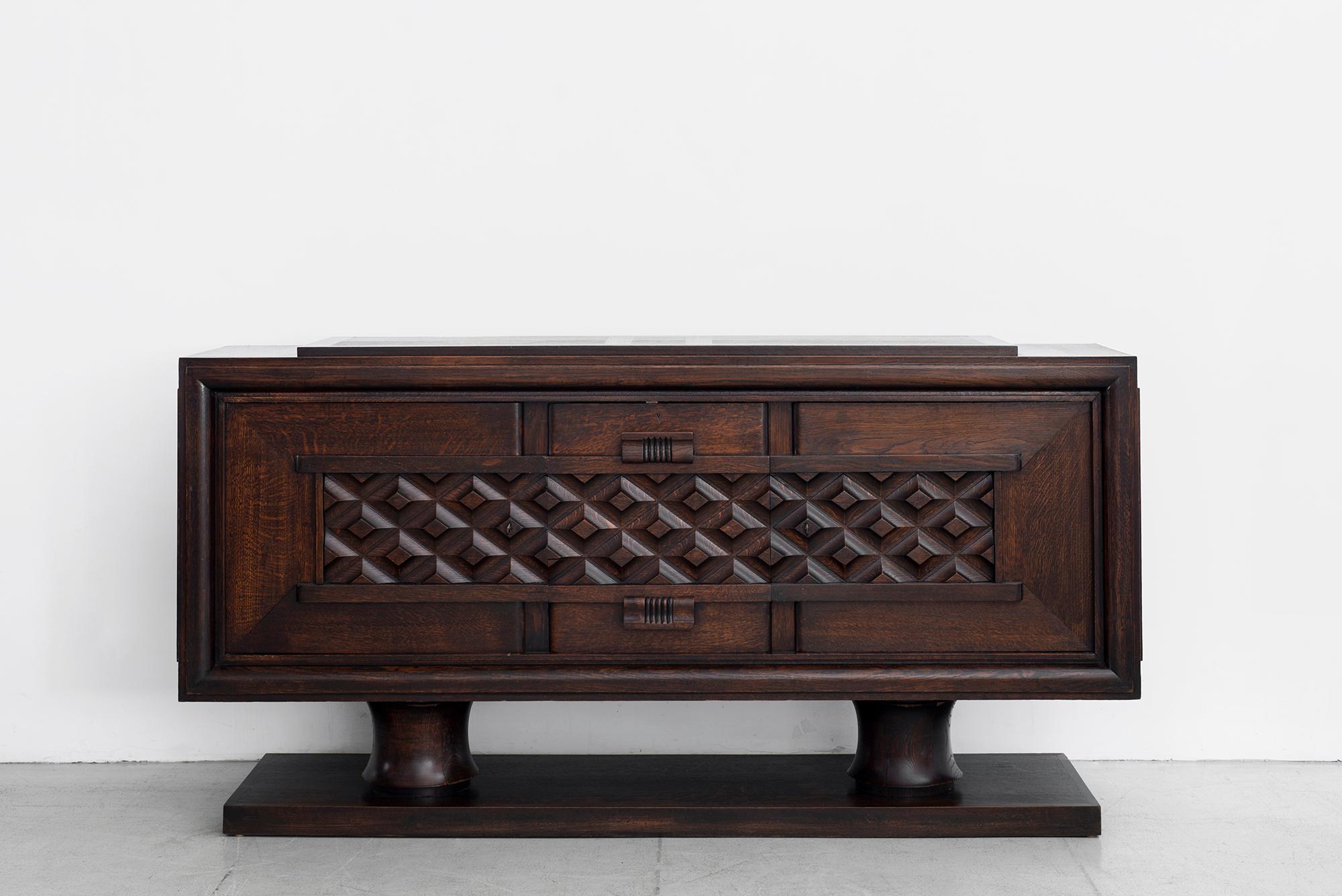 French Charles Dudouyt Sideboard, circa 1930s