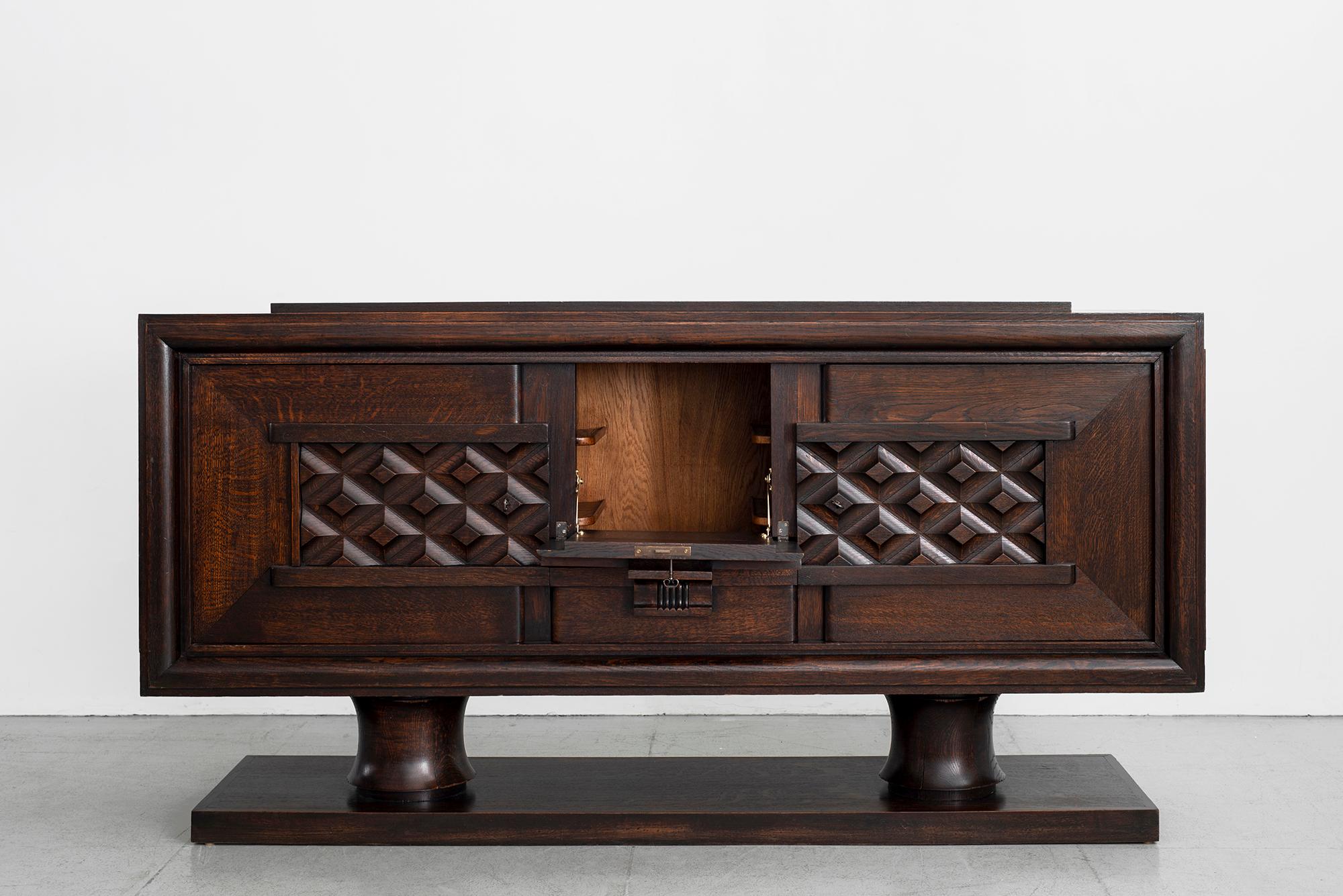 Charles Dudouyt Sideboard, circa 1930s 2