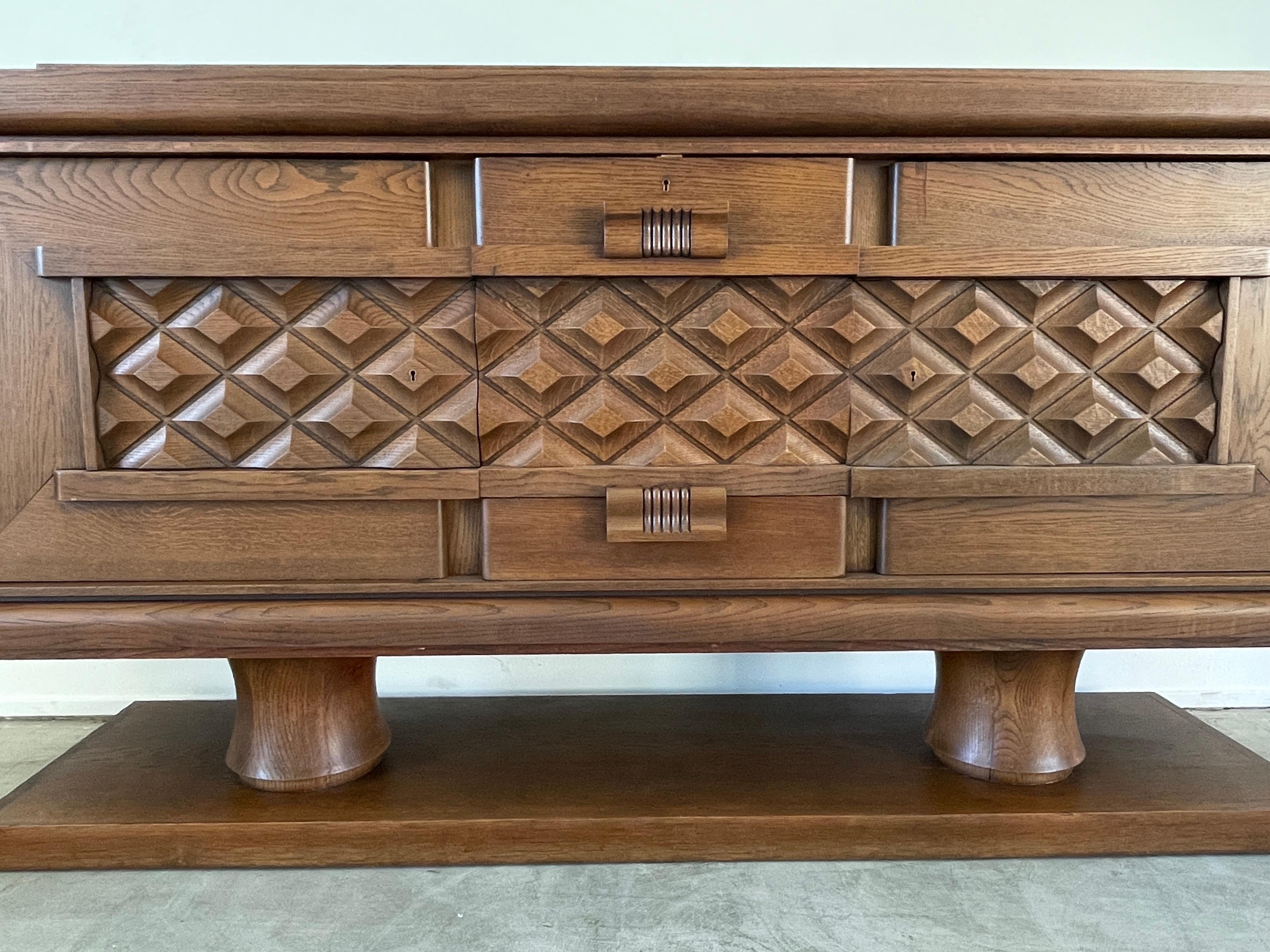 Charles Dudouyt Sideboard In Good Condition For Sale In Beverly Hills, CA