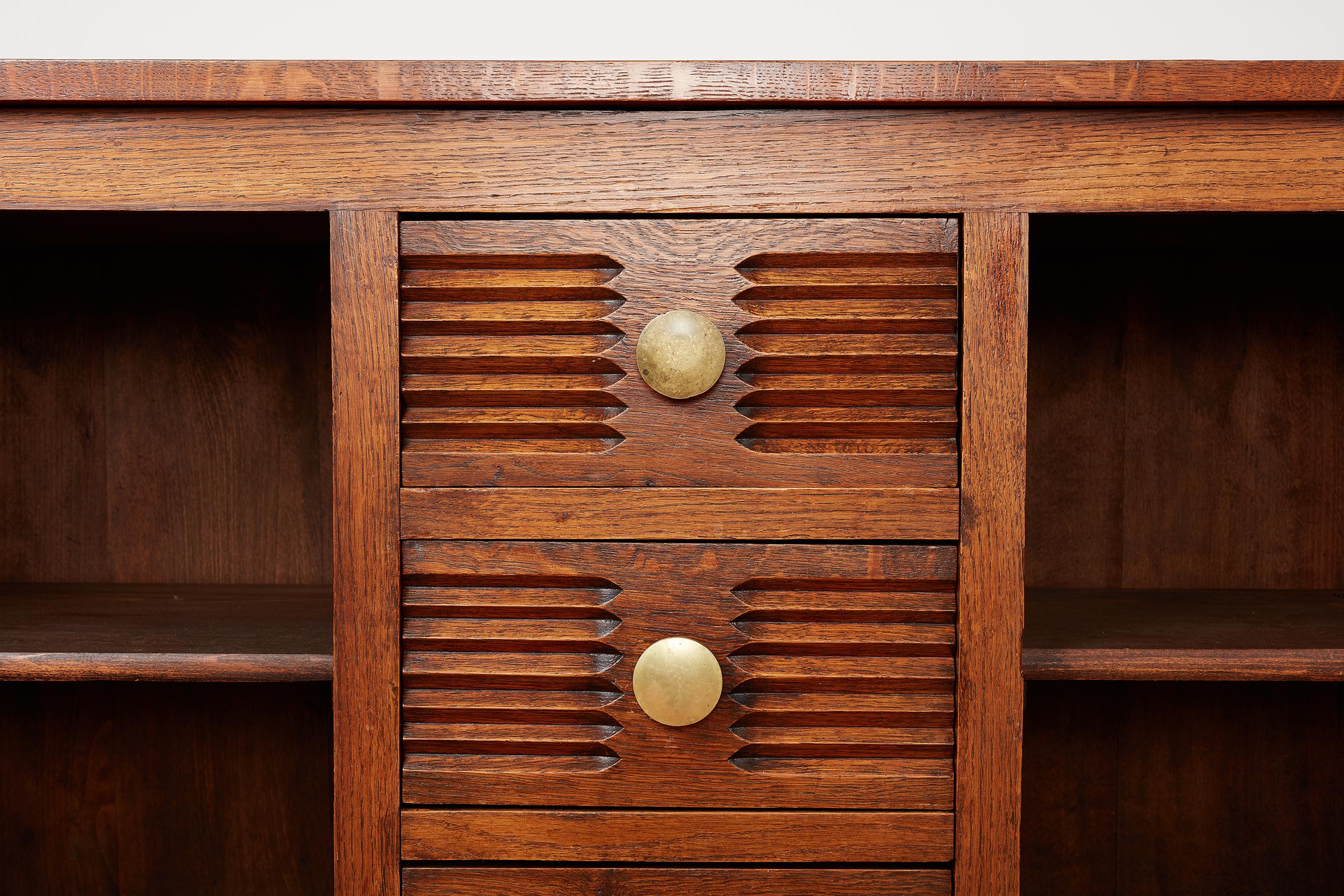 Brass Charles Dudouyt Sideboard