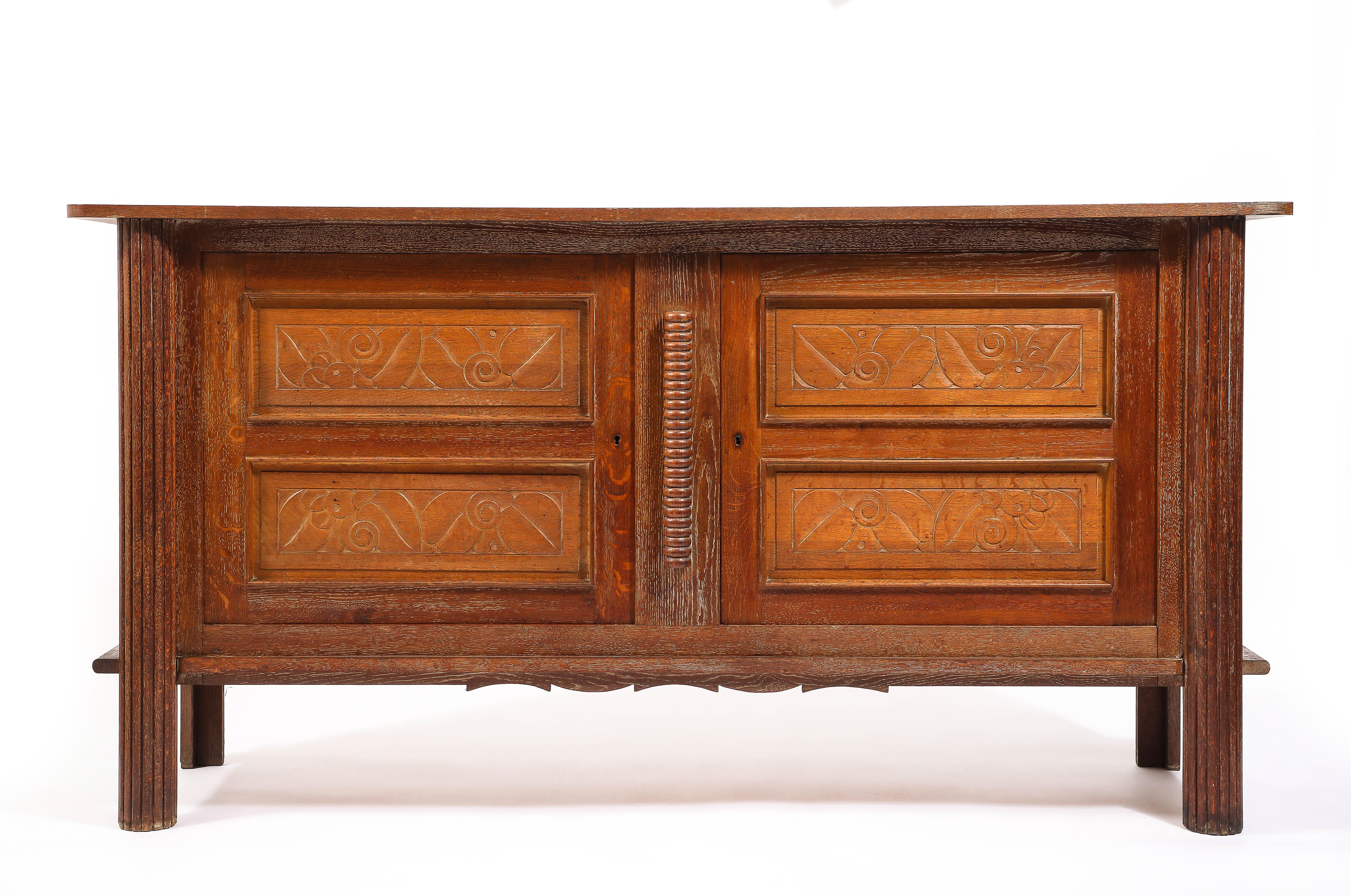 20th Century Charles Dudouyt Sideboard, France 1940's For Sale