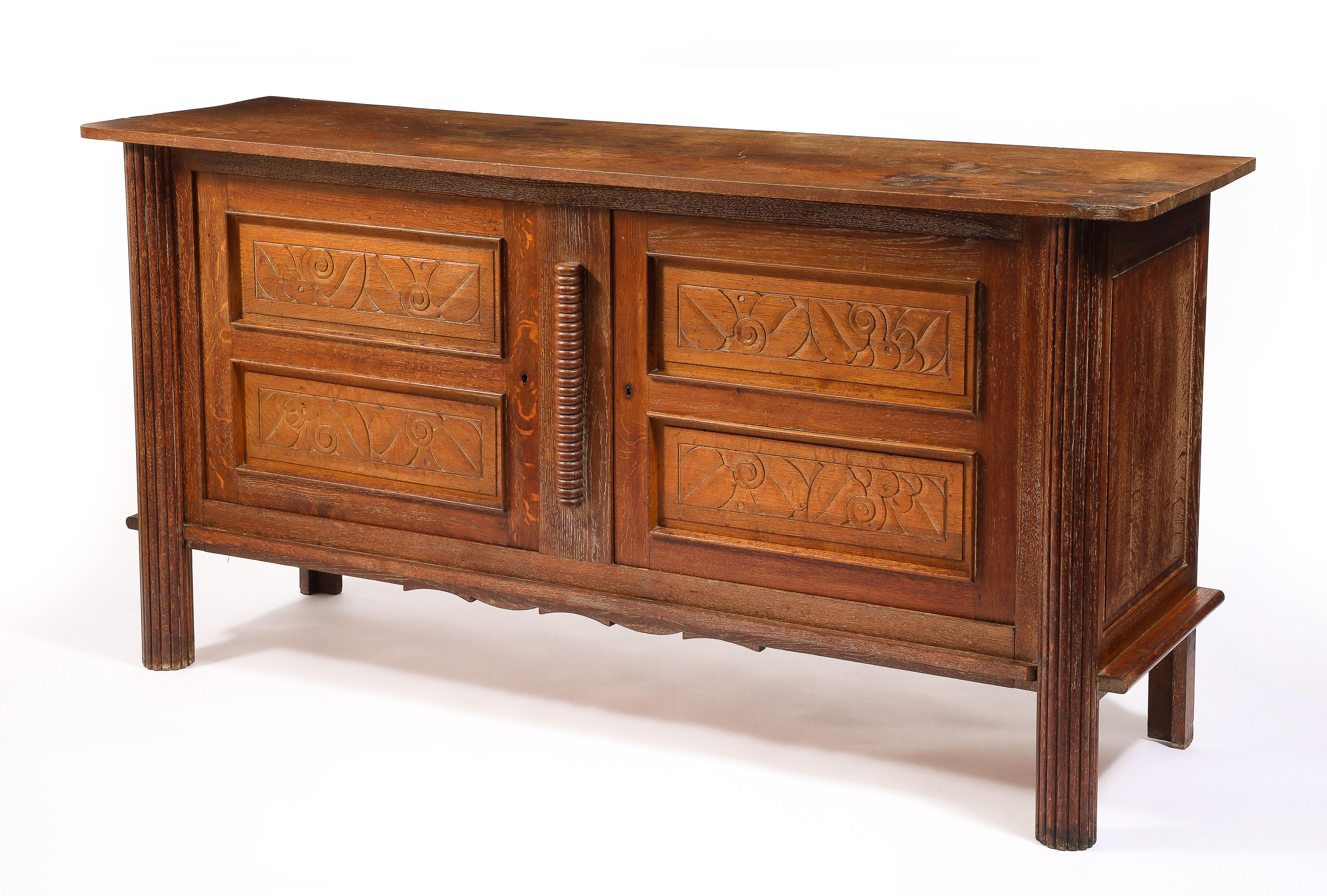 Charles Dudouyt Sideboard, France 1940's For Sale 2