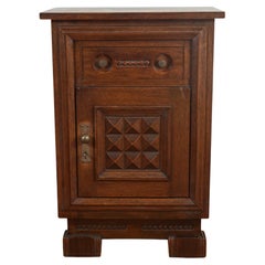 Charles Dudouyt-Style French Oak Cabinet