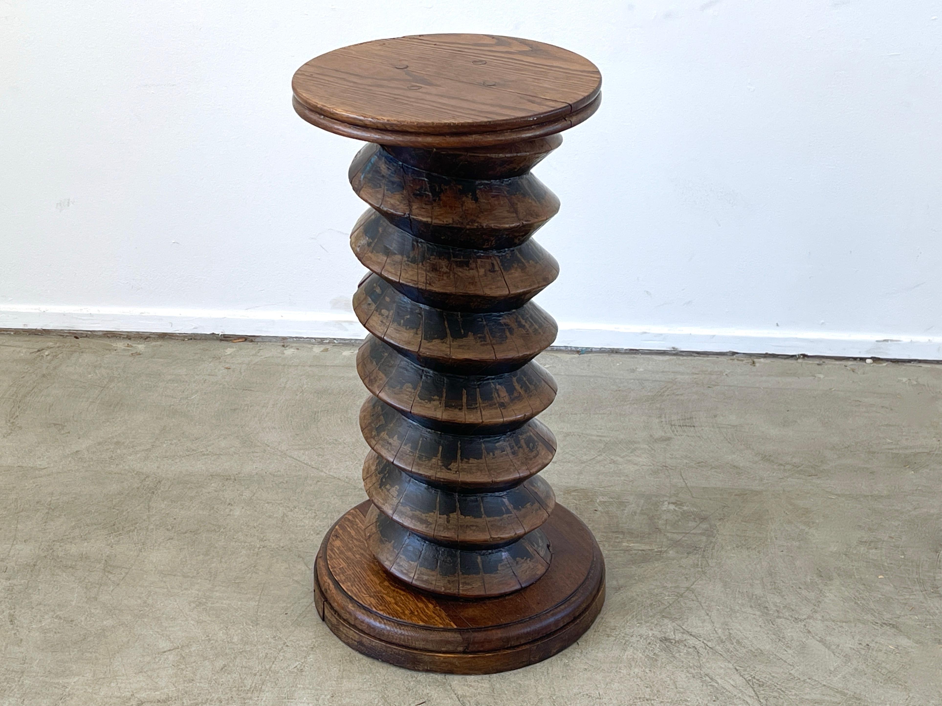 Charles Dudouyt Style Pedestal Table 1