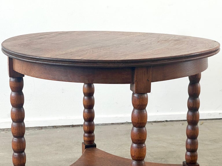 French Charles Dudouyt Style Side Table For Sale