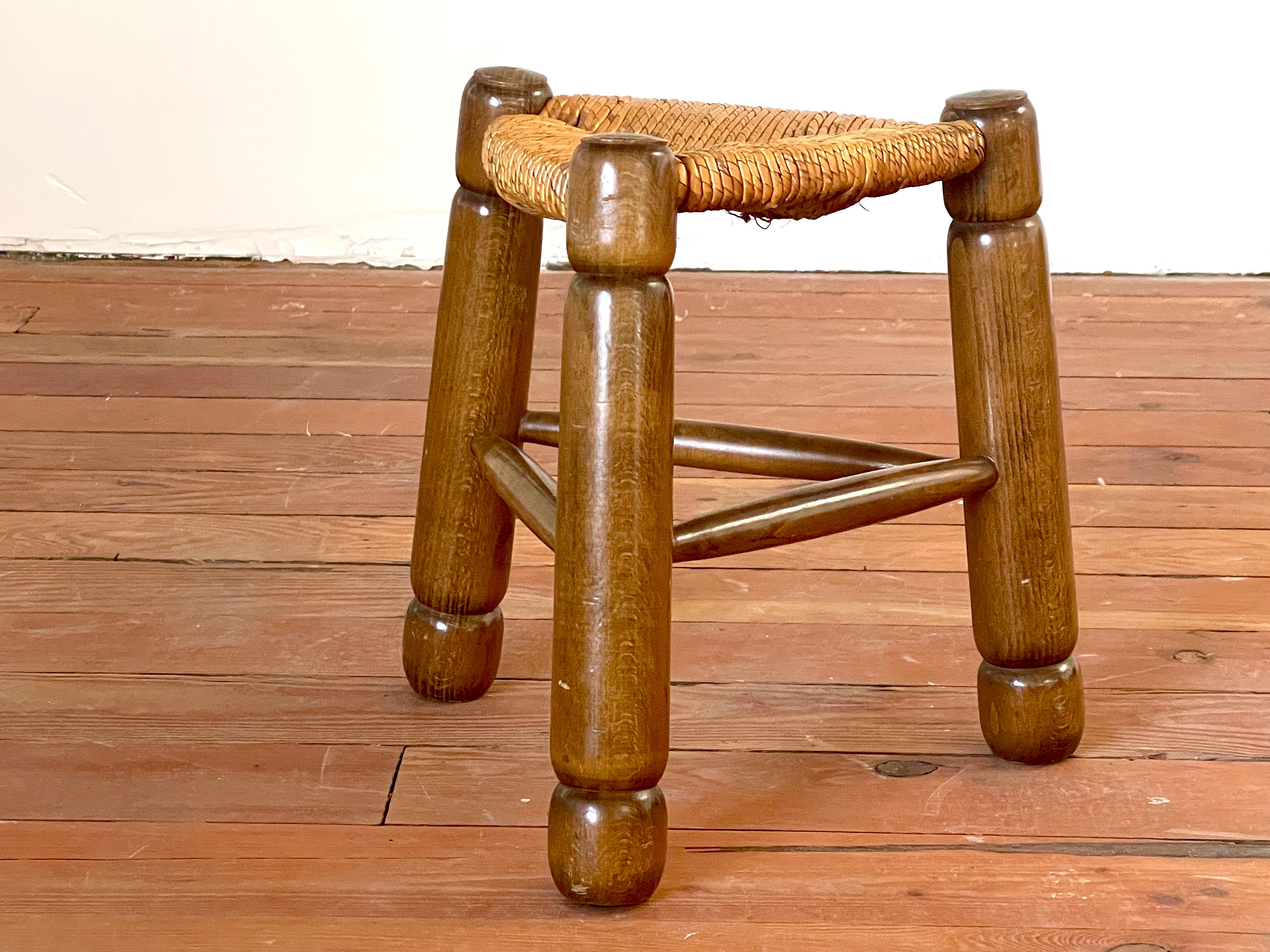 French Charles Dudouyt Style Stool