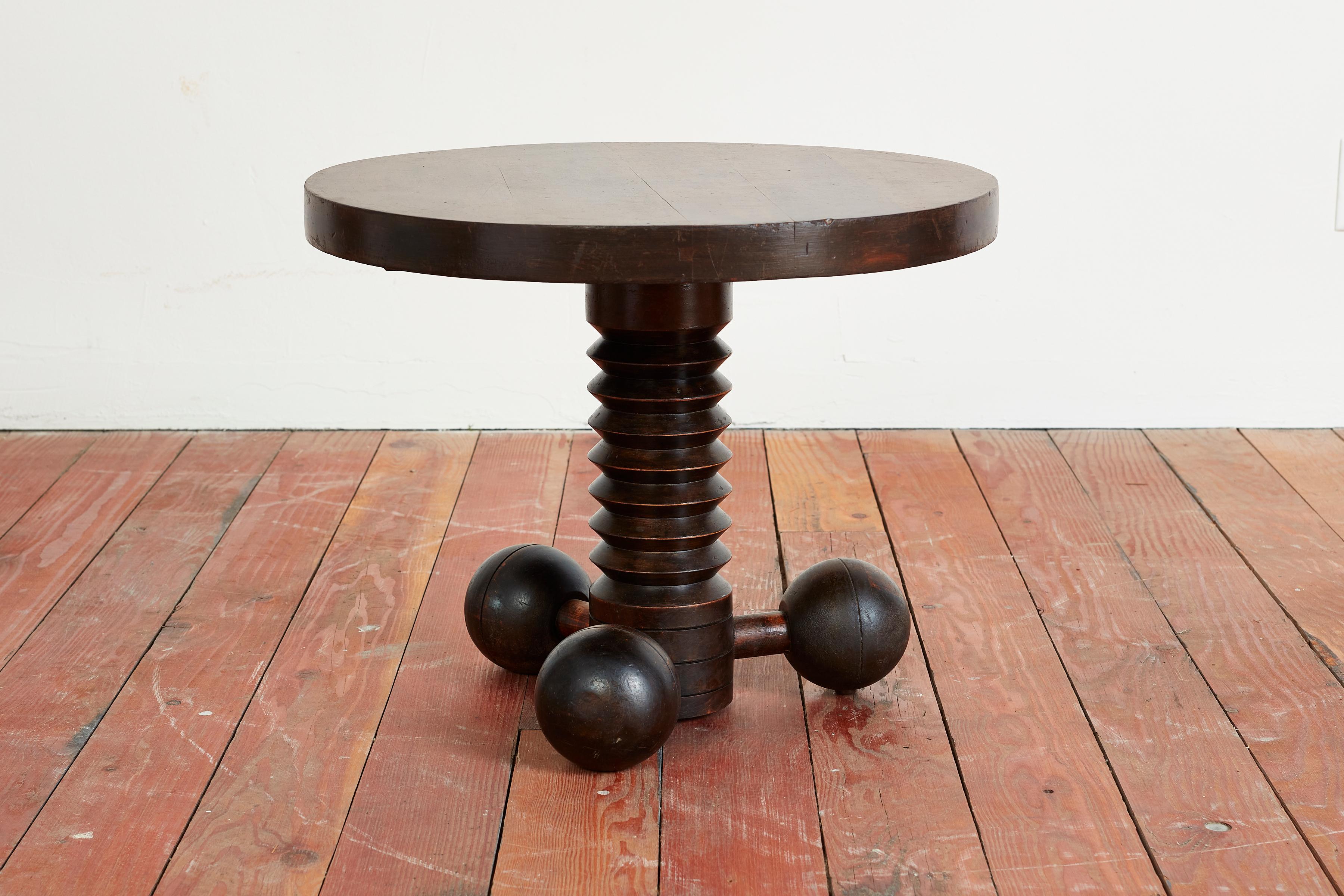 Charles Dudouyt Tripod Table For Sale 4