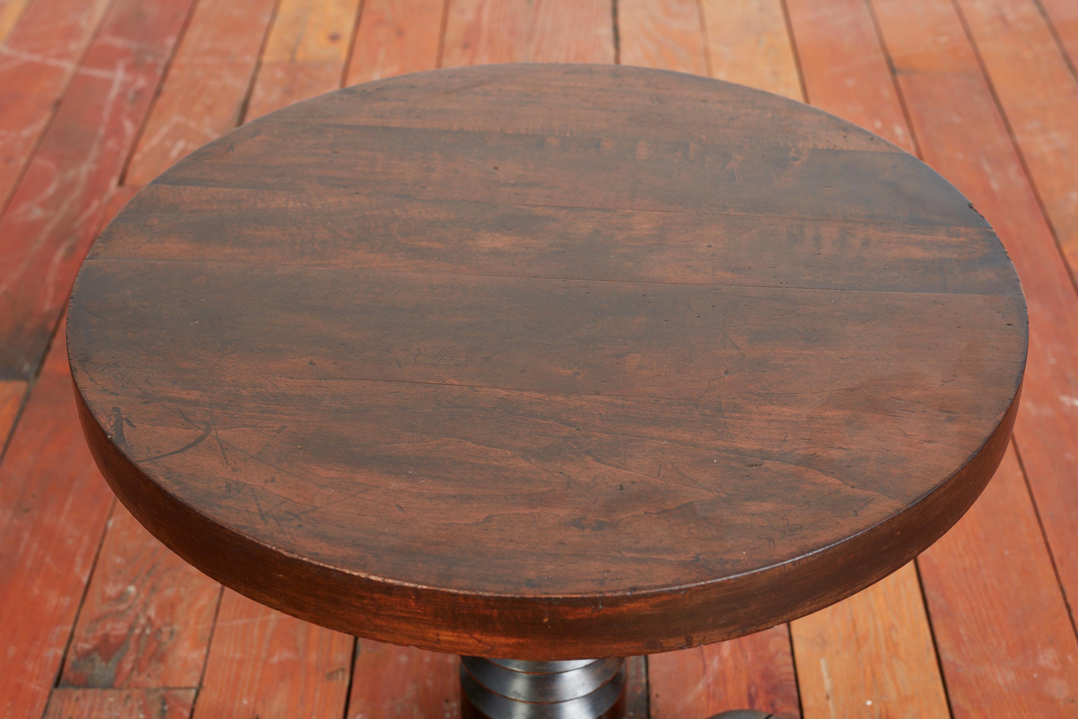 Charles Dudouyt Tripod Table In Good Condition For Sale In Beverly Hills, CA