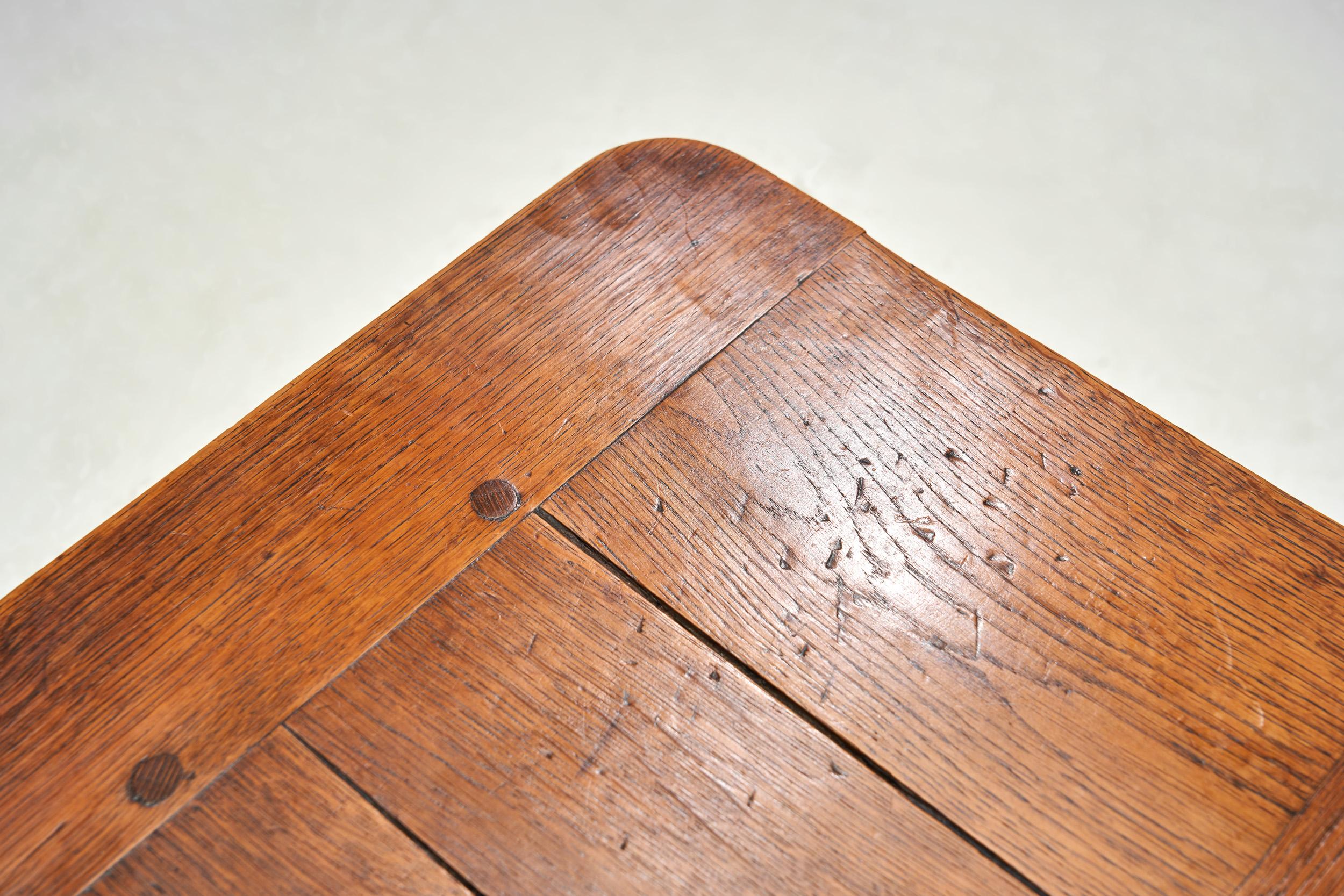 Charles Dudouyt Wooden Side Chair for L'Abeillée, France 1940s For Sale 10