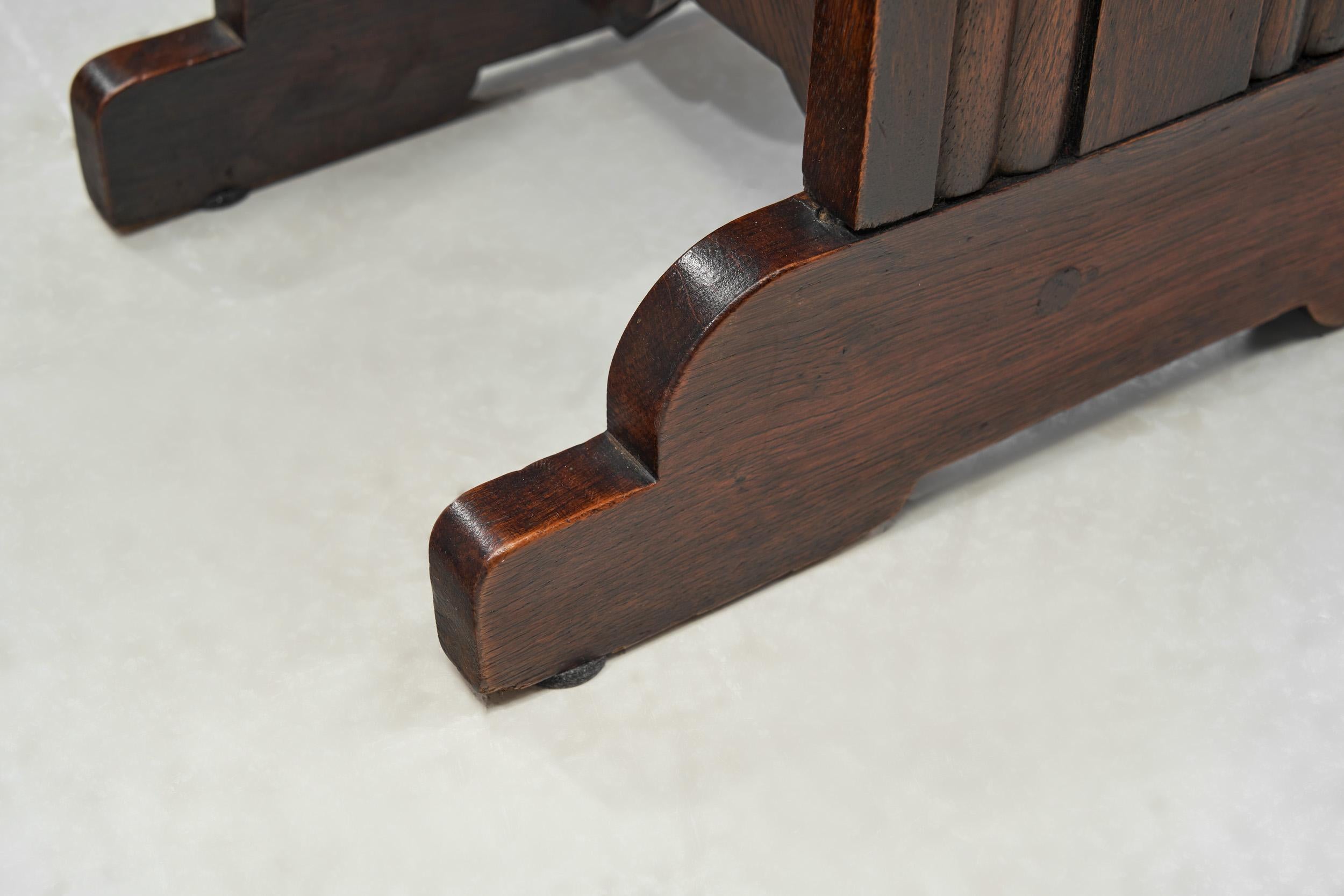 Charles Dudouyt Wooden Side Chair for L'Abeillée, France 1940s For Sale 13