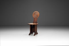 Sedia laterale in legno di Charles Dudouyt per L'Abeillée, Francia, anni '40