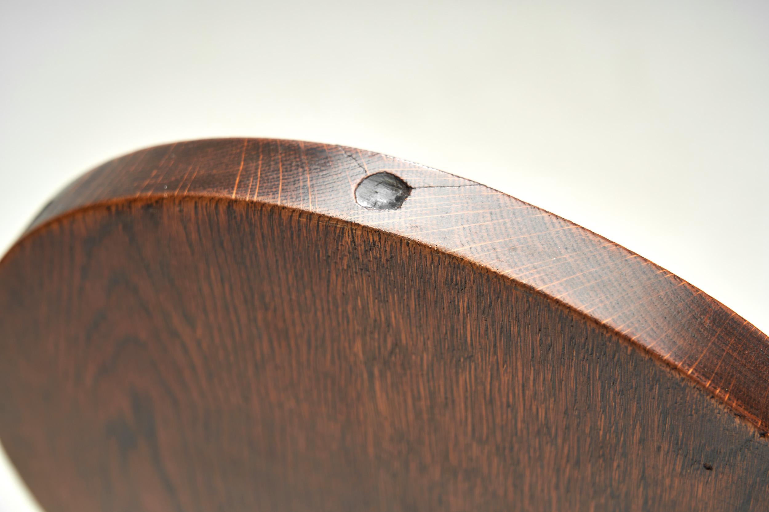 Charles Dudouyt Wooden Side Chair for L'Abeillée, France 1940s For Sale 3