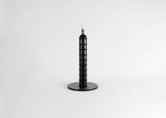 Possibly by Charles Dudouyt, Table Lamp Base, Blackened Wood, France, circa 1930