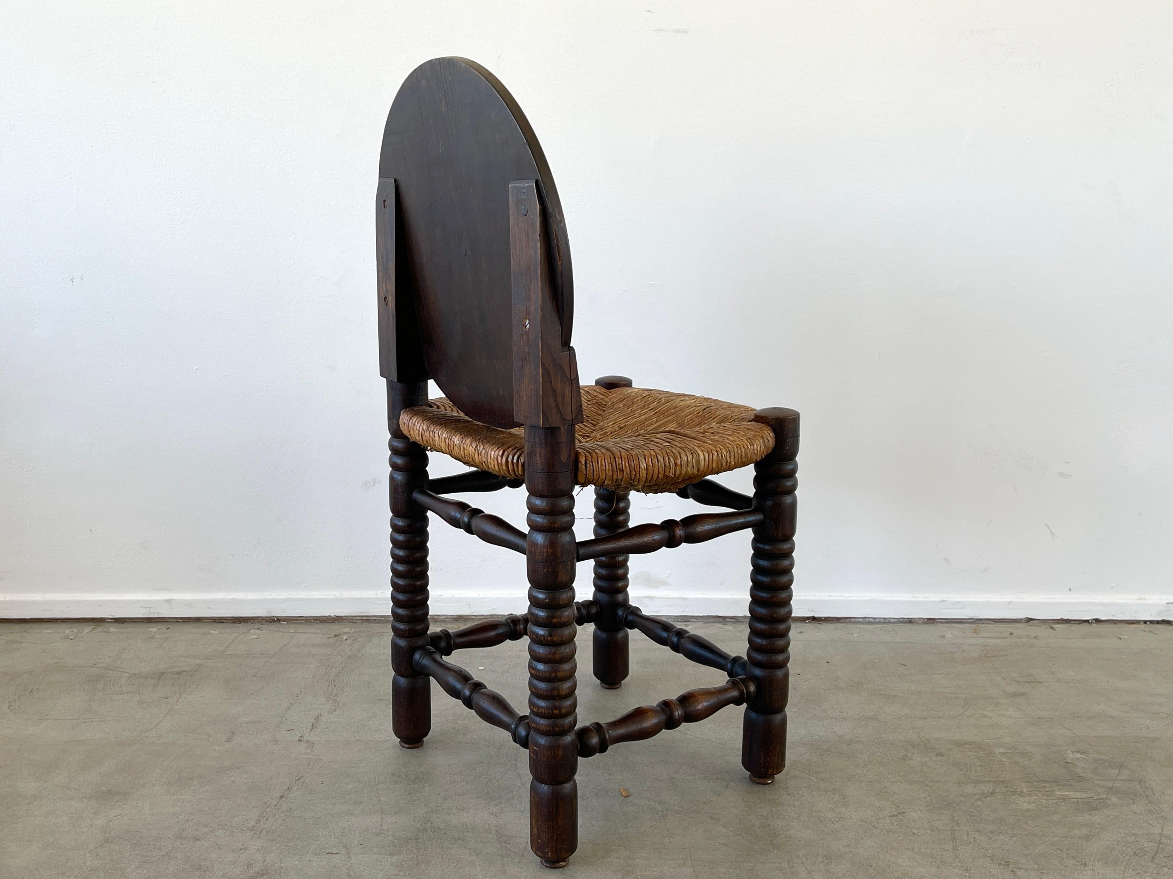 Mid-20th Century Charles Duduouyt Attributed Chair