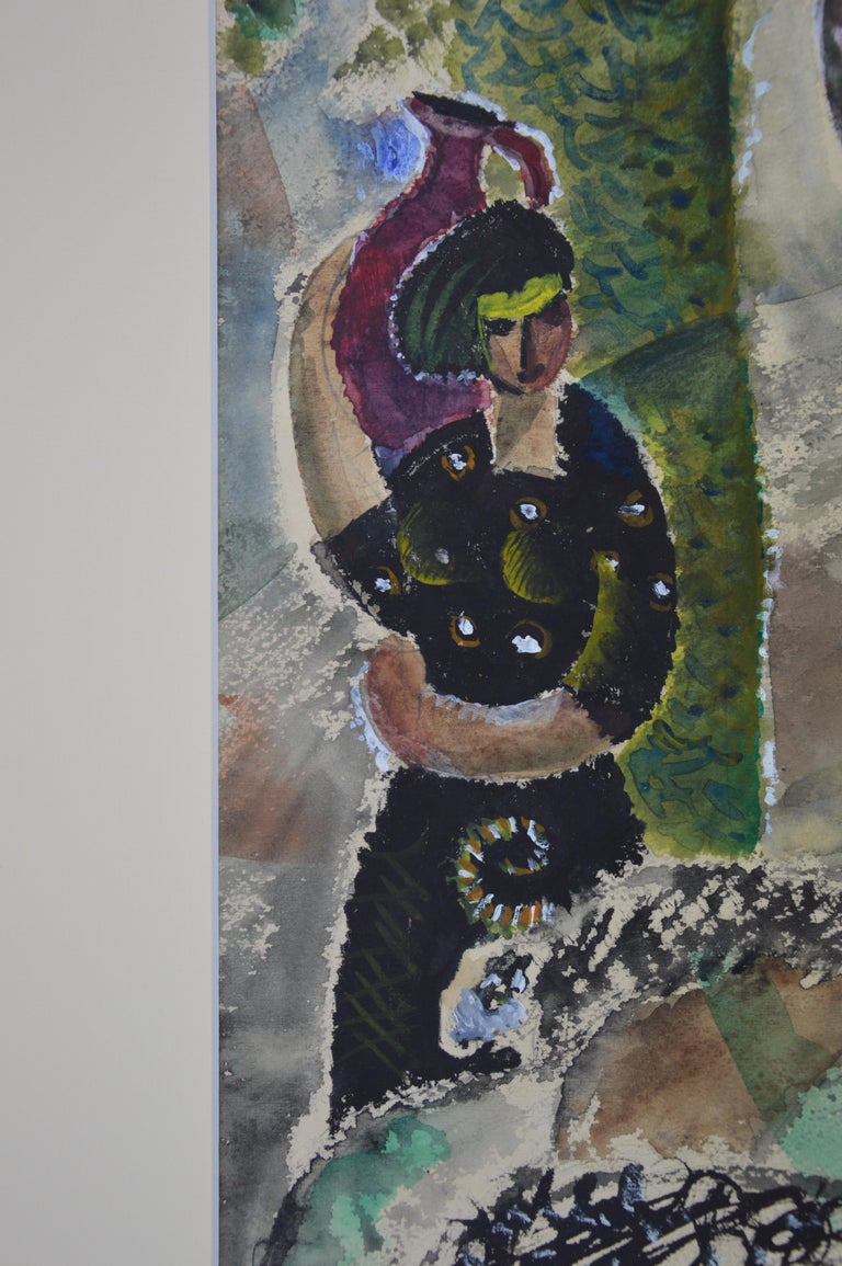 Charles Dufresne Charles Dufresne, Oriental Reverie, Watercolor and