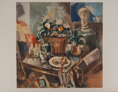 Artist's Studio - Lithograph, 1970