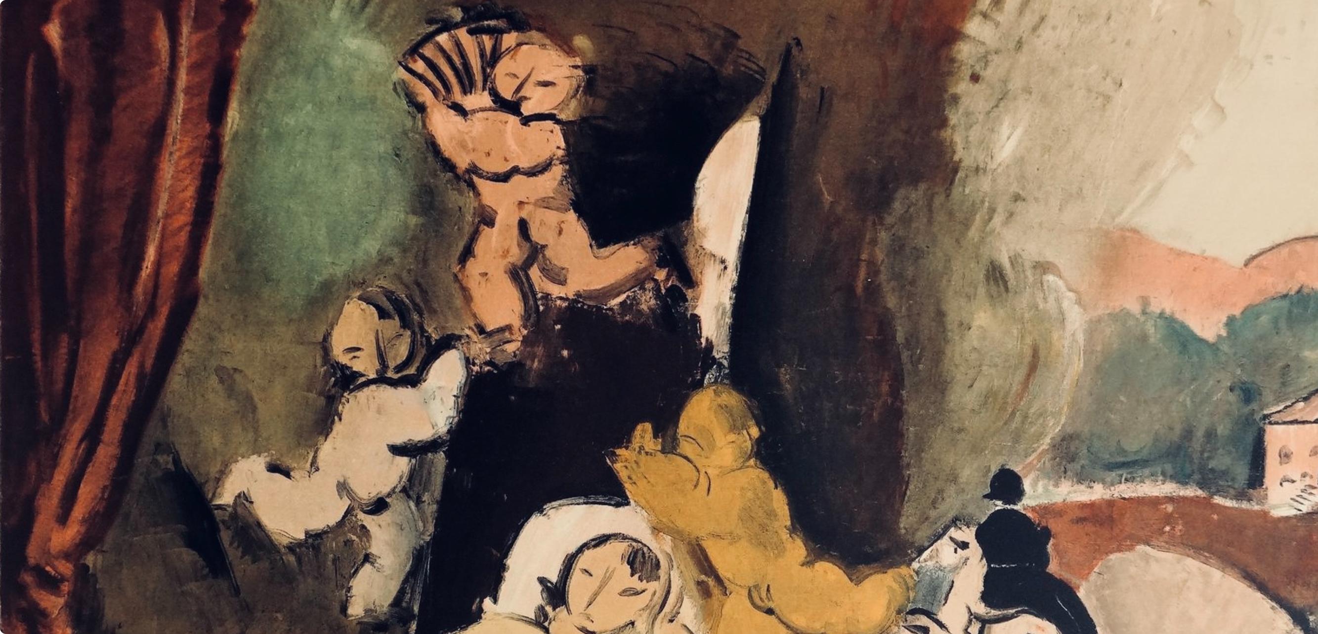 Dufresne, Le Rêve, Dufresne, The Collective Pierre Lévy (d'après) - Post-impressionnisme Print par Charles Dufresne