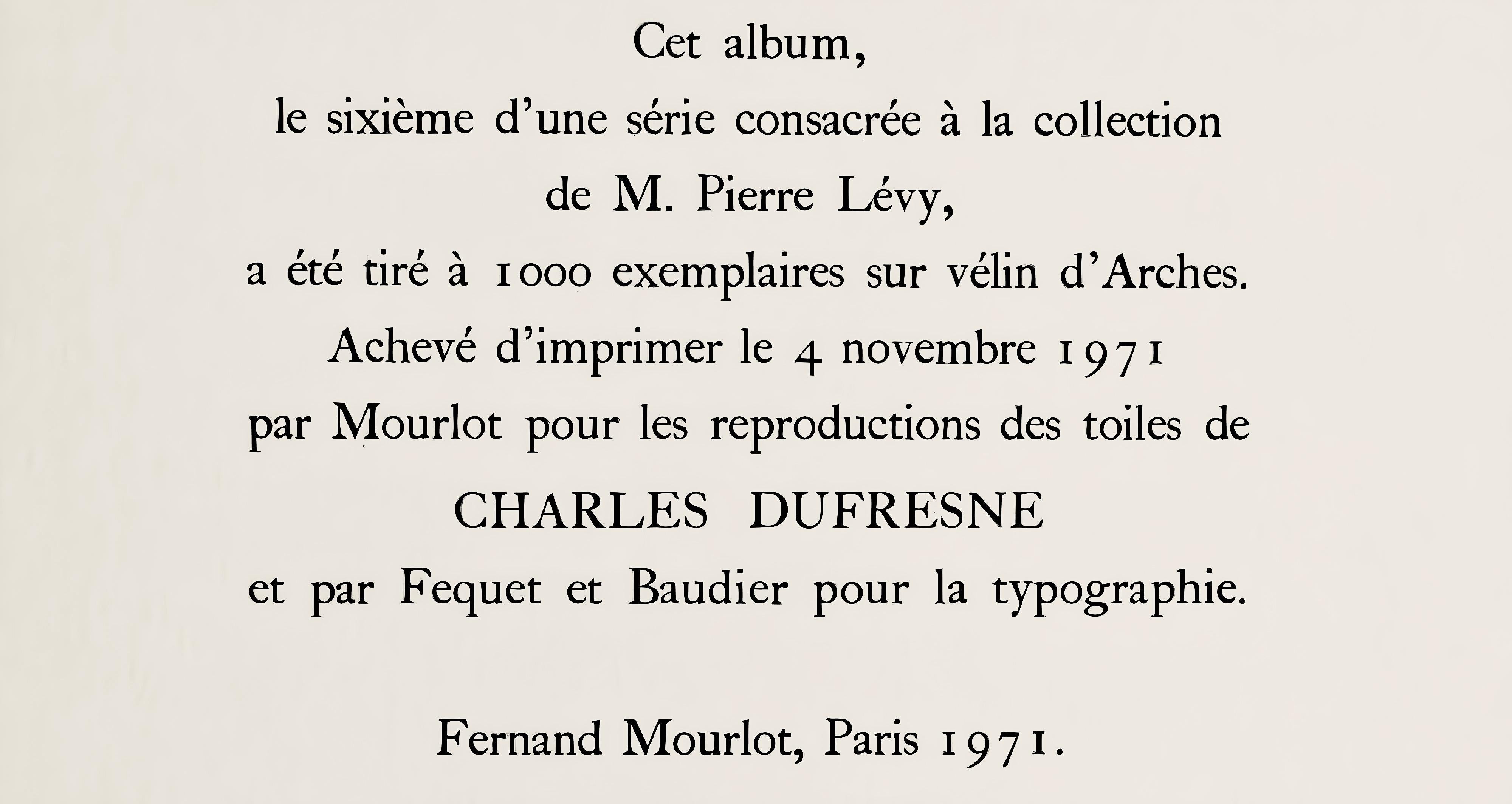 Dufresne, Nature morte au pot de fleurs, Dufresne, Collection P. Lévy (after) For Sale 5