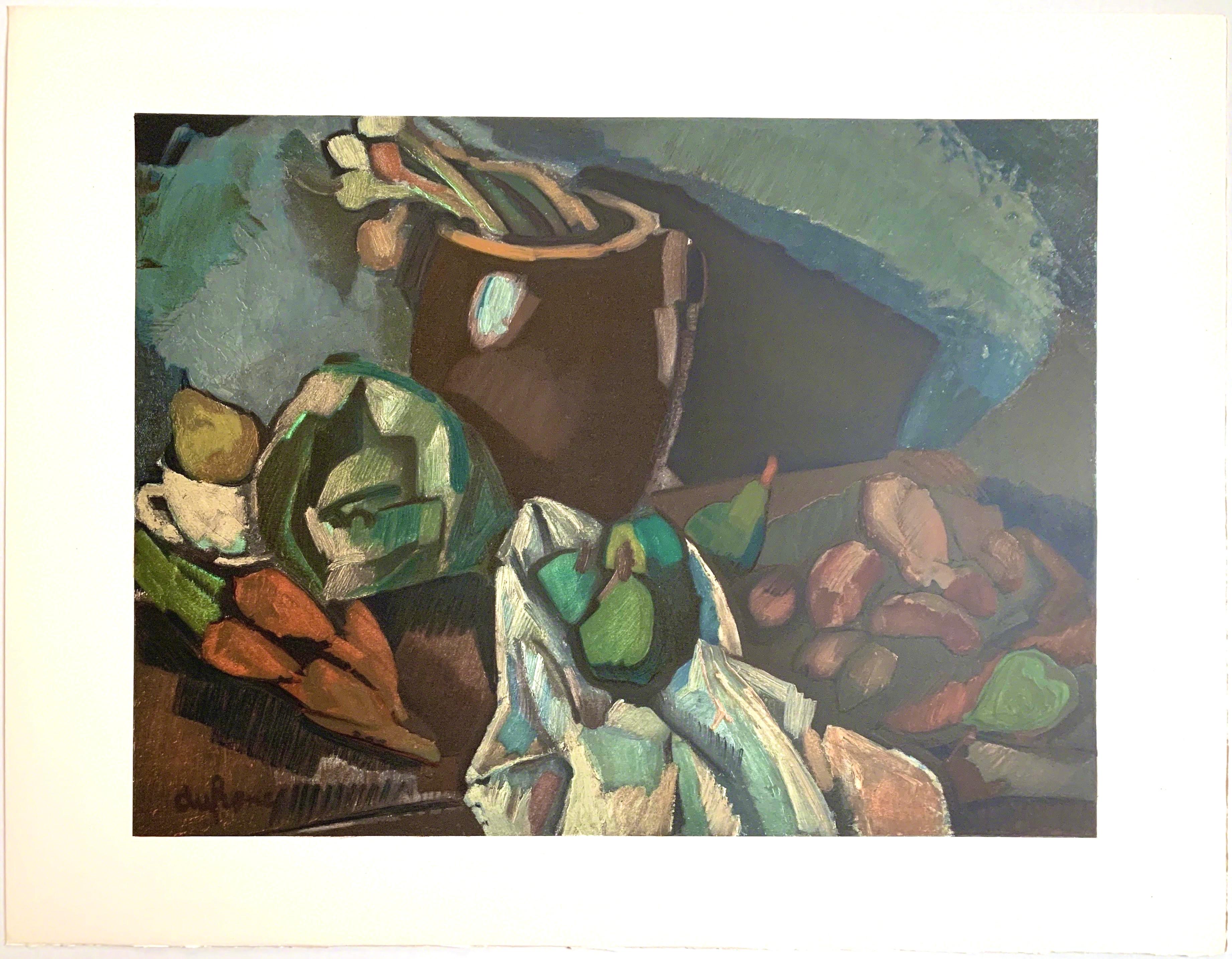 Medium: Lithograph on vélin d'Arches paper
Year: 1971
Paper Size: 20 x 26 inches
Inscription: Signed in the plate and unnumbered, as issued
Notes: From the folio, Dufresne, VI, Collection Pierre Levy, 1971; published by Fernand Mourlot, Paris;
