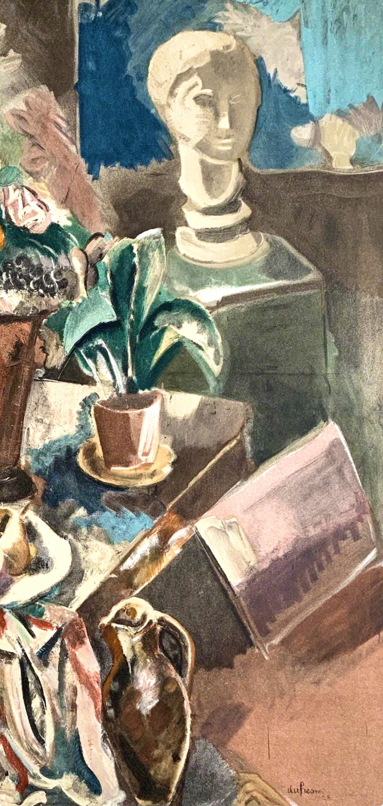 Dufresne, Naturaleza muerta frutas y legumbres, Colección Pierre Lévy (después) - Print de Charles Dufresne
