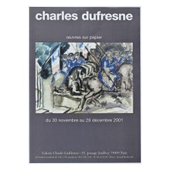 Oeuvres Sur Papier - Póster Vintage según Charles Dufresne - 2001
