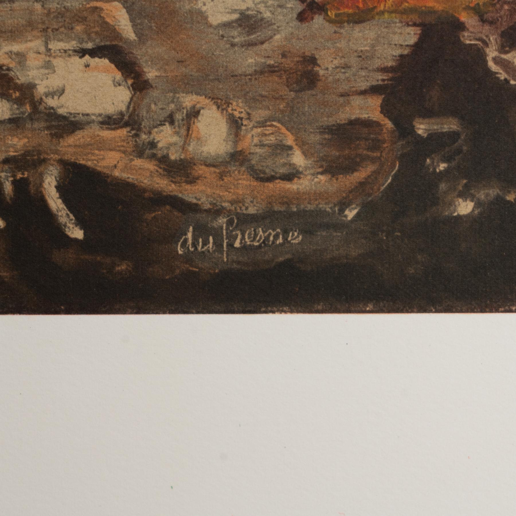 Charles Dufresne Framed 'Descente de Croix' Lithography, circa 1971 For Sale 3