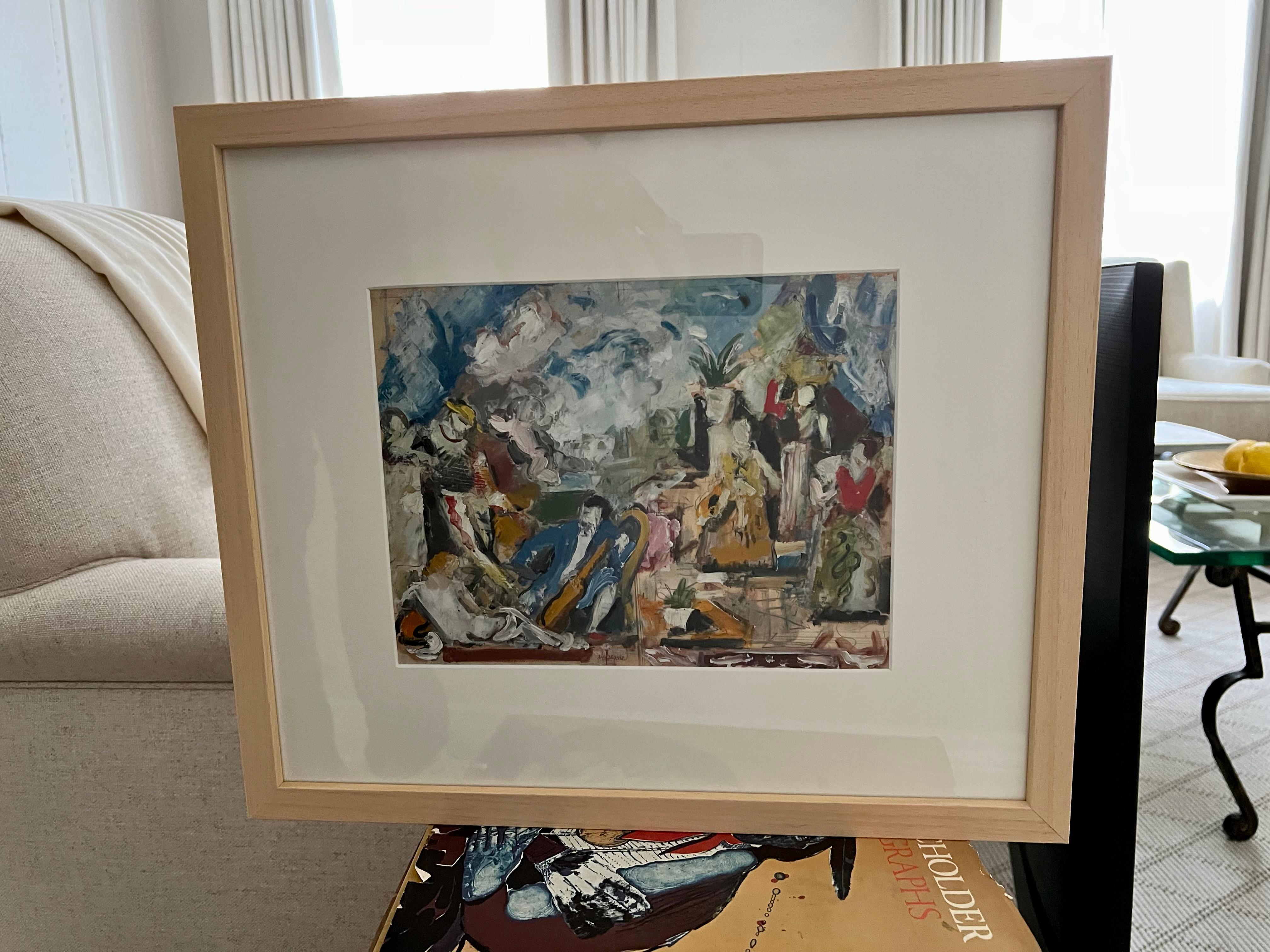 Charles Dufresne Painting with Frame  For Sale 2