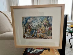 Peinture avec cadre Charles Dufresne