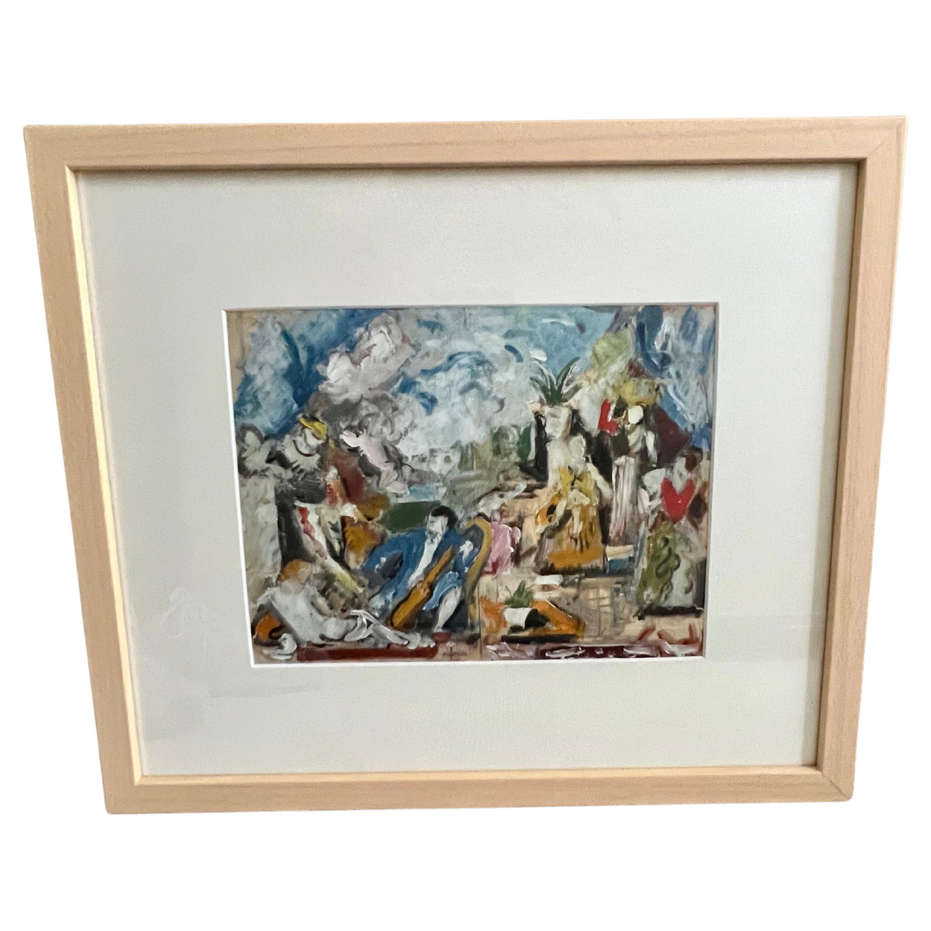 Charles Dufresne, Gemälde mit Rahmen (Französisch) im Angebot