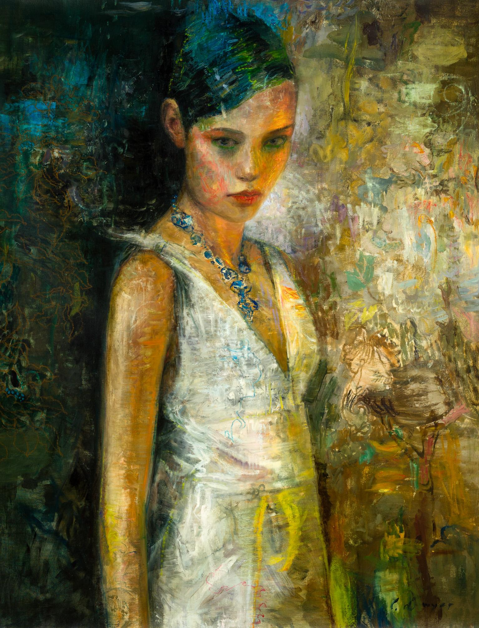 Sapphire - Painting by Charles Dwyer