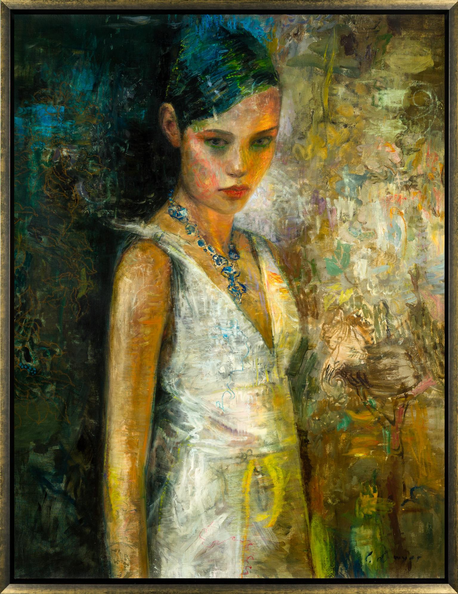 Charles Dwyer Portrait Painting - Sapphire